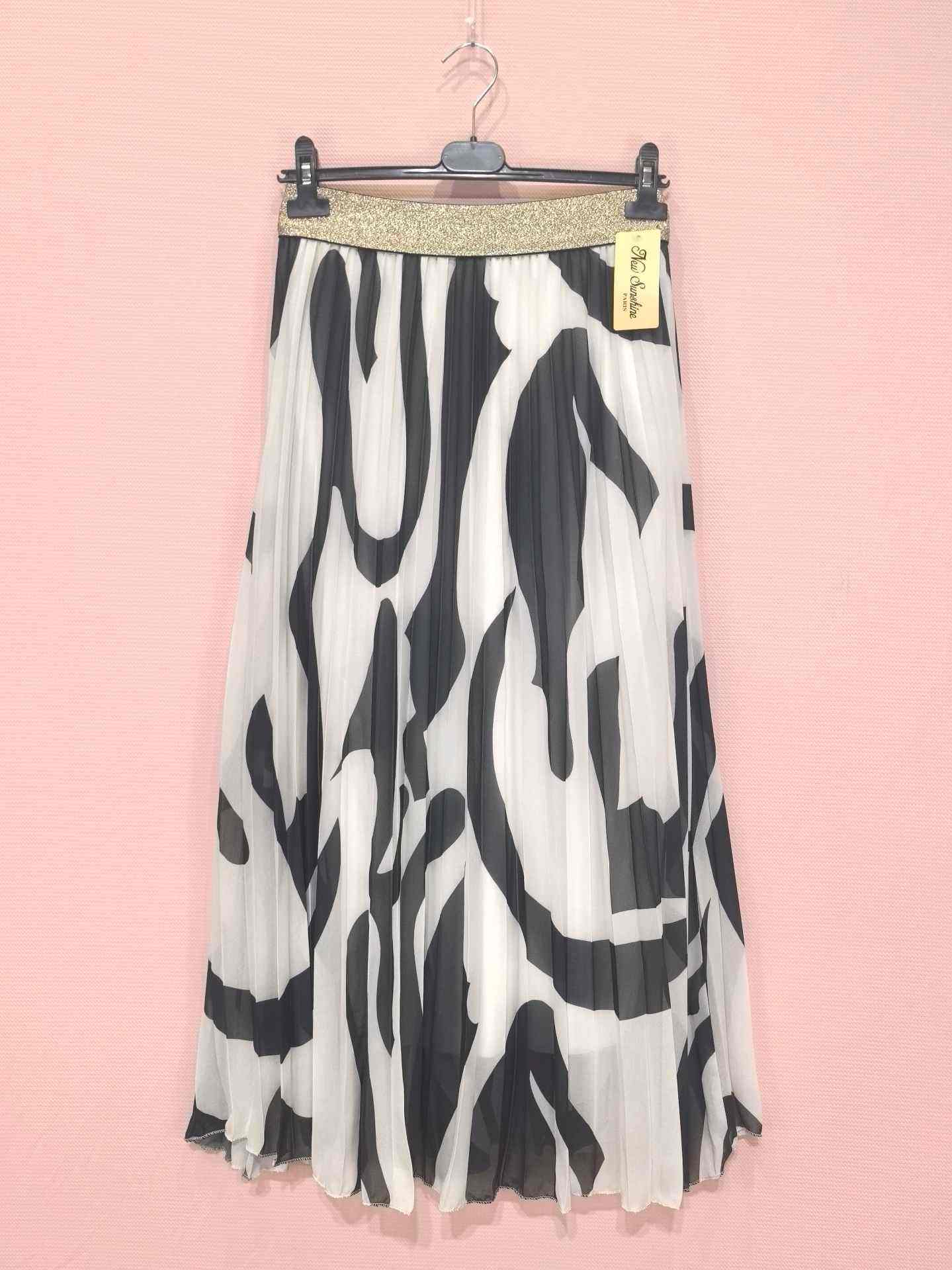 Jupe plissée imprimée (x6)