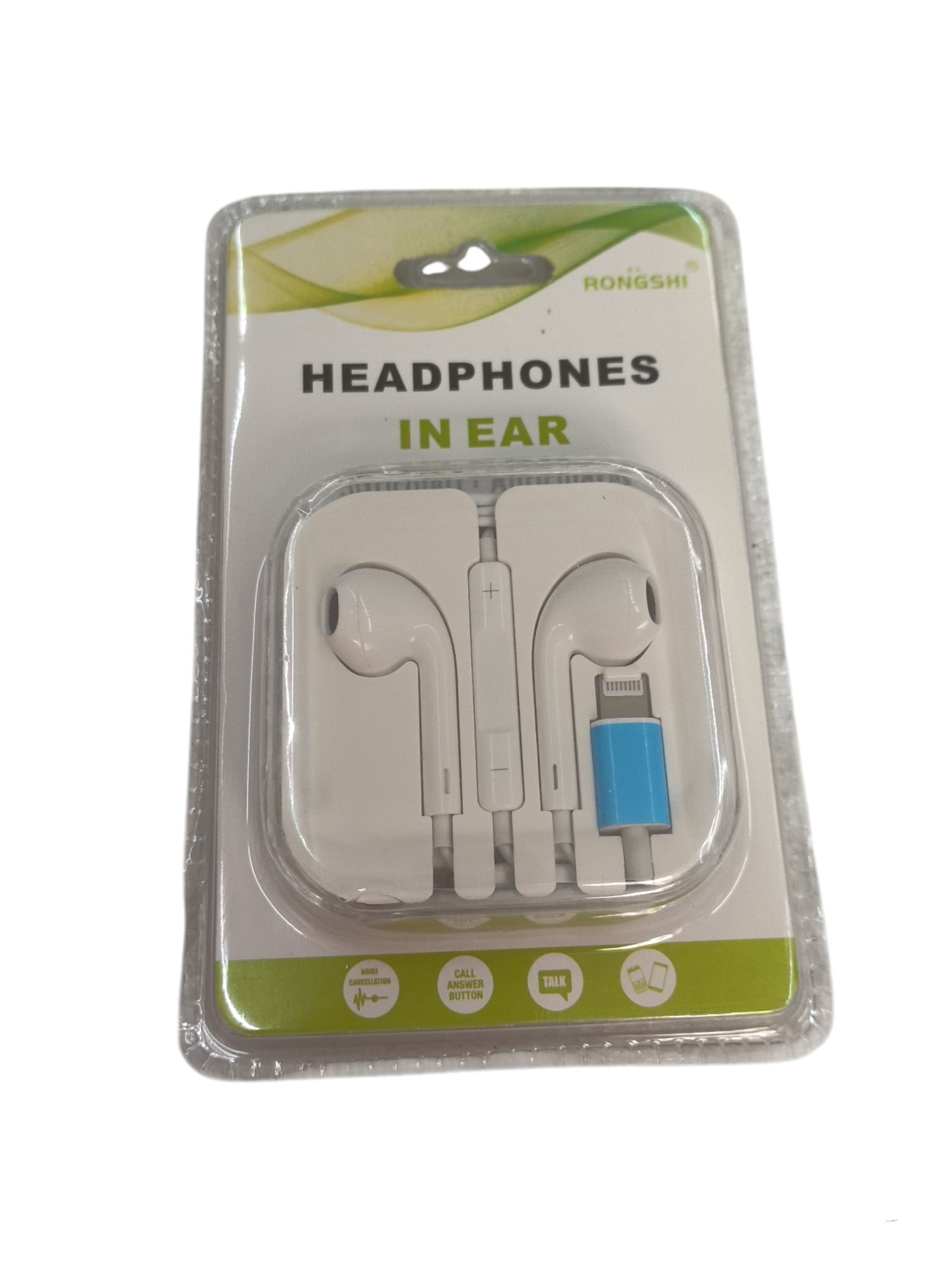 Lot-12 Écouteurs intra-auriculaires filaires avec microphone, casque antibruit avec contrôle de volume coulissant, connecteur iPhone