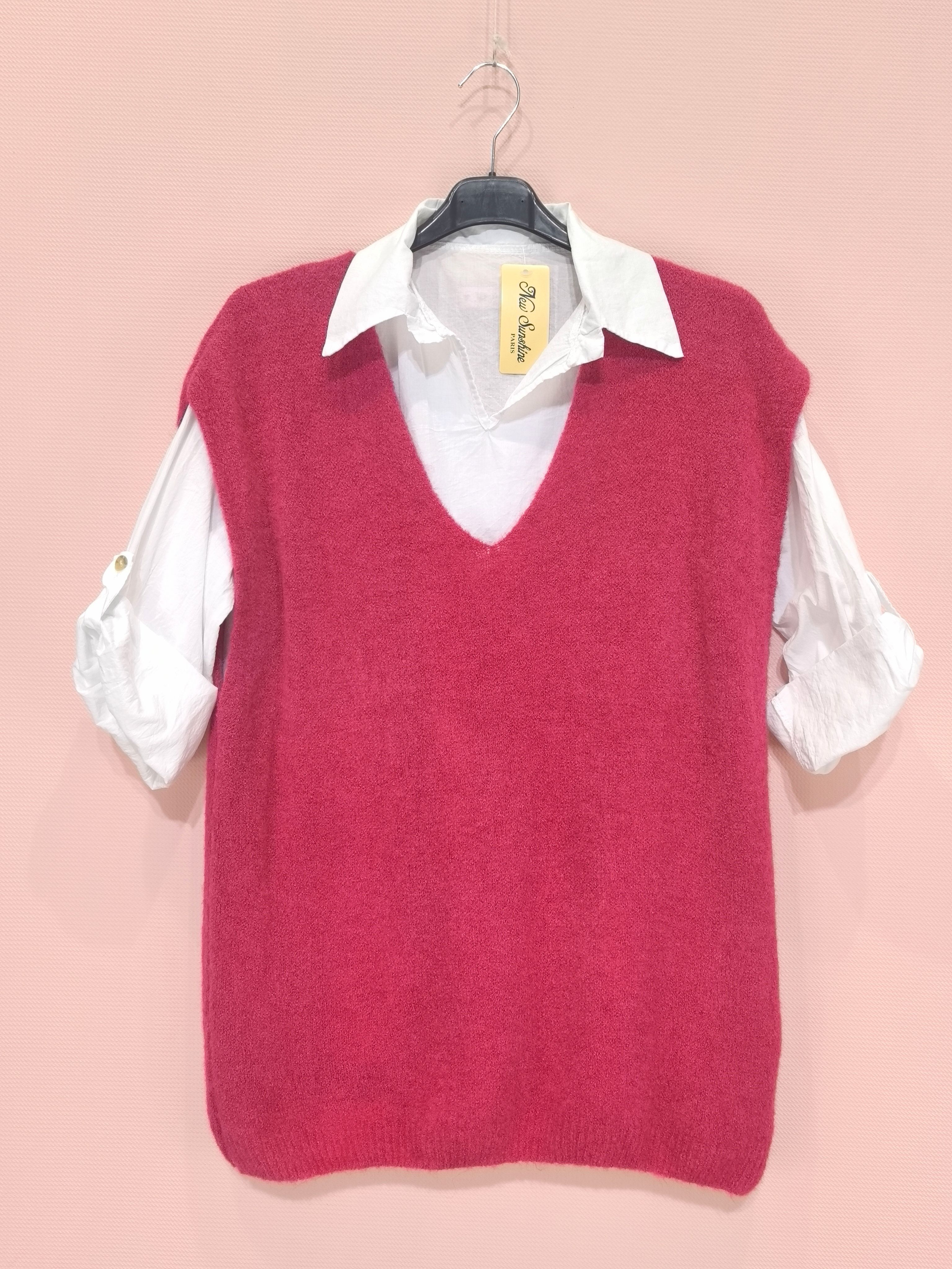 Ensemble 2 Pièces Chemise Et Pull(×6)