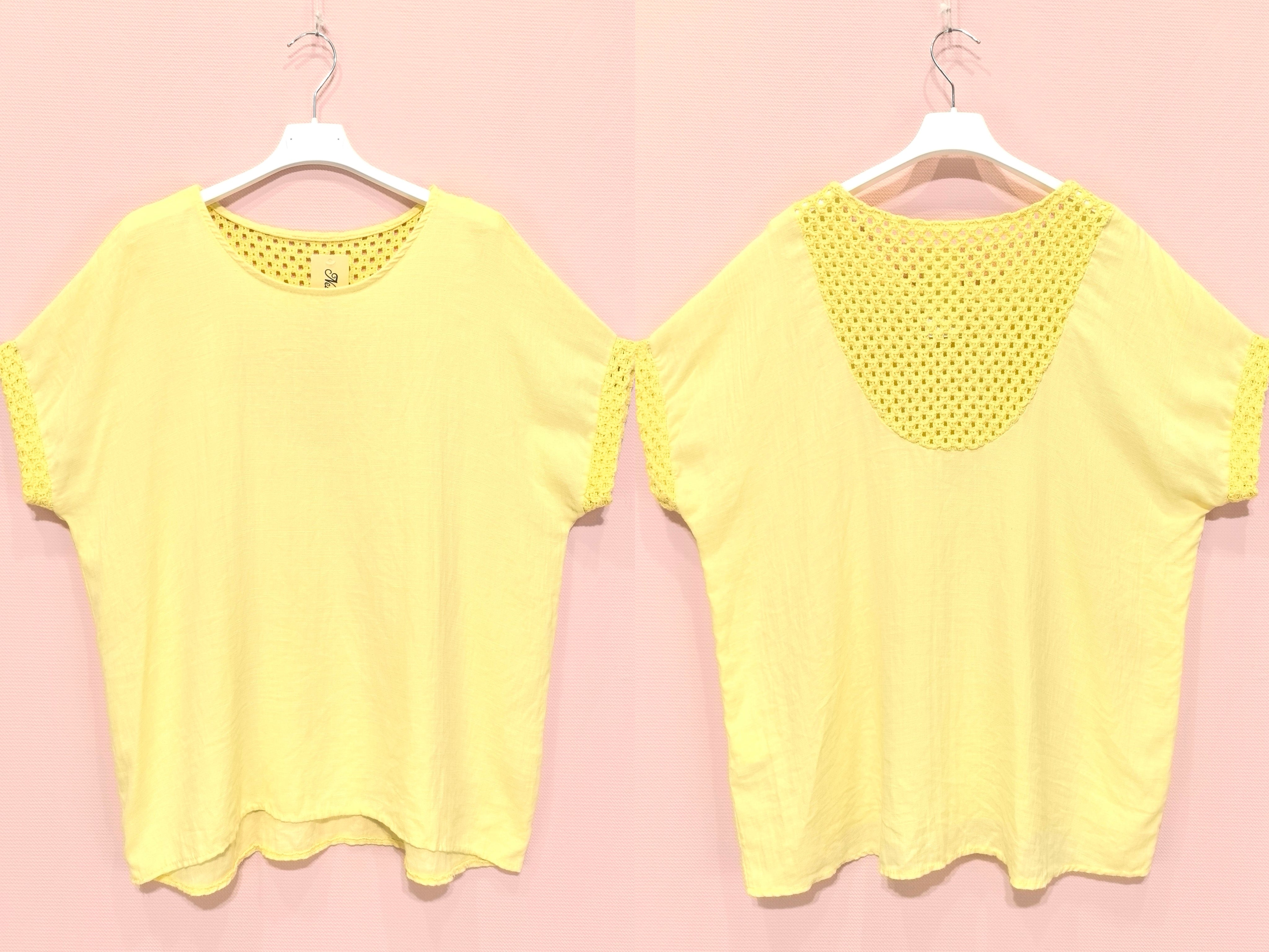 Blouse à finitions crochet (X8)