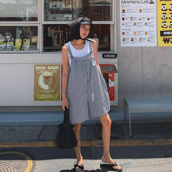 COMBI SALOPETTE RAYÉE (x8)