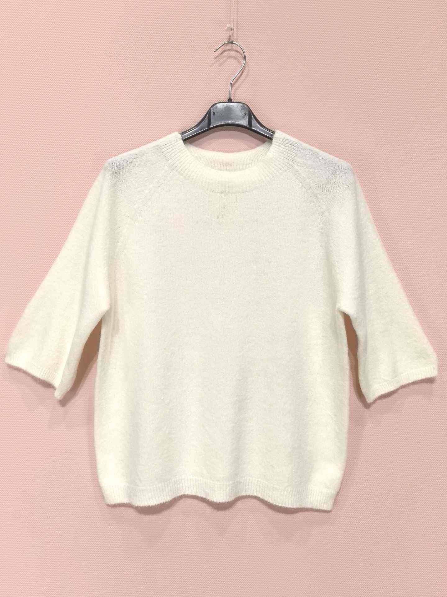 Pull En Maille Doux A Manches Mi Longue (x8)