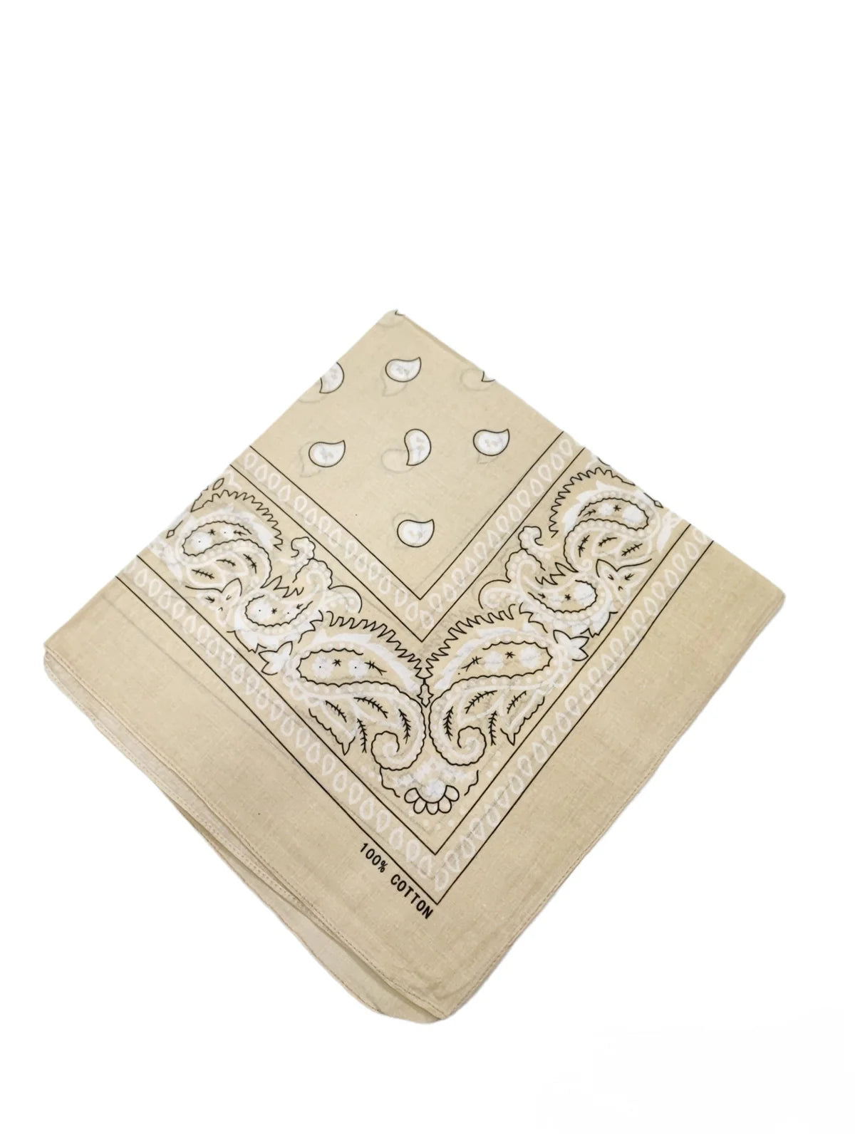 Bandana 100% coton Motif Paisley (x12)
