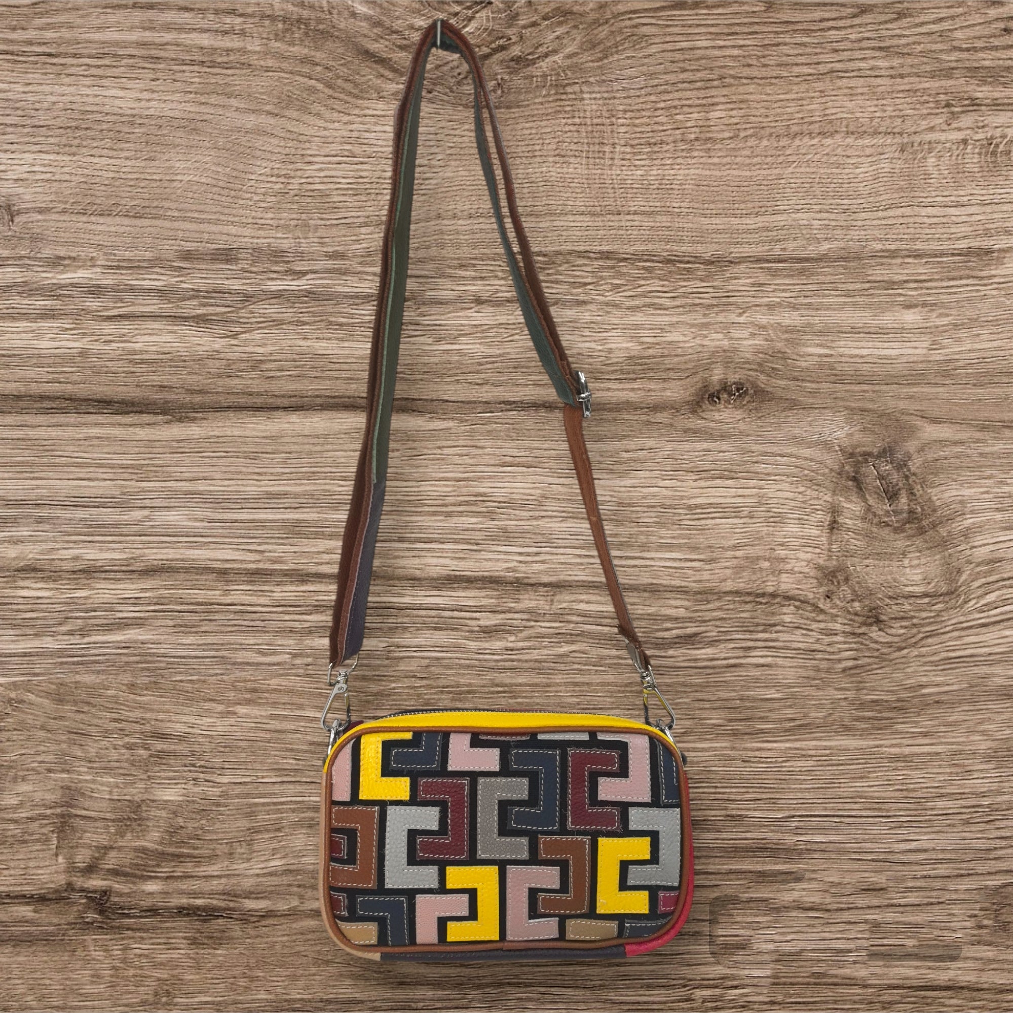 Sac multicouleur en Cuir véritable Pour Femme (X5)