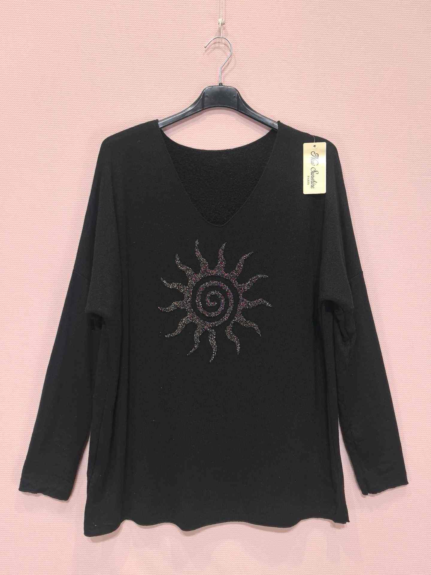 T-shirt à manches longues intérieur doux (×8)