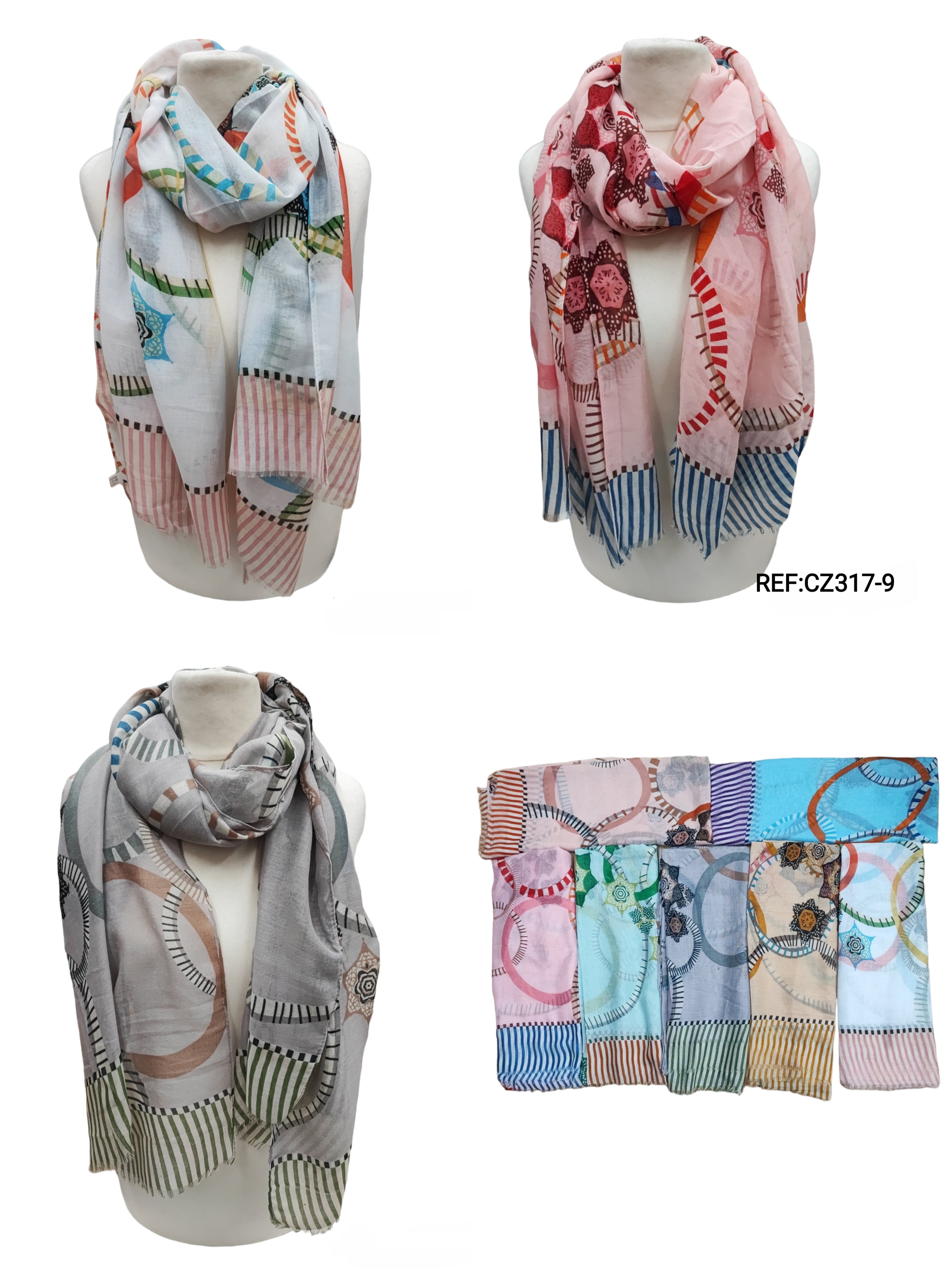 Foulard femme (x12) F9