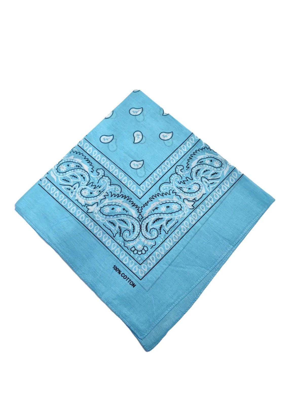 Bandana 100% coton Motif Paisley (x12)