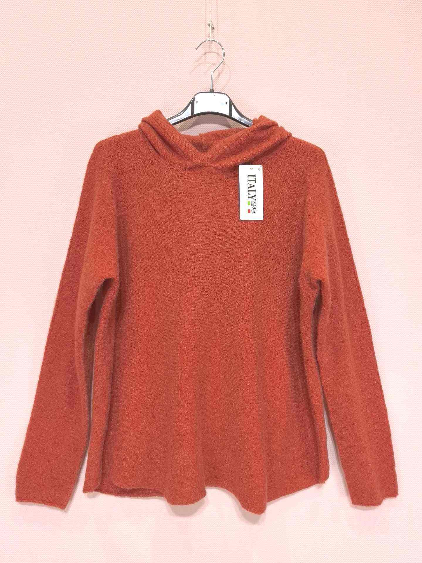 Pull En Maille Doux Avec Capuche (x8)