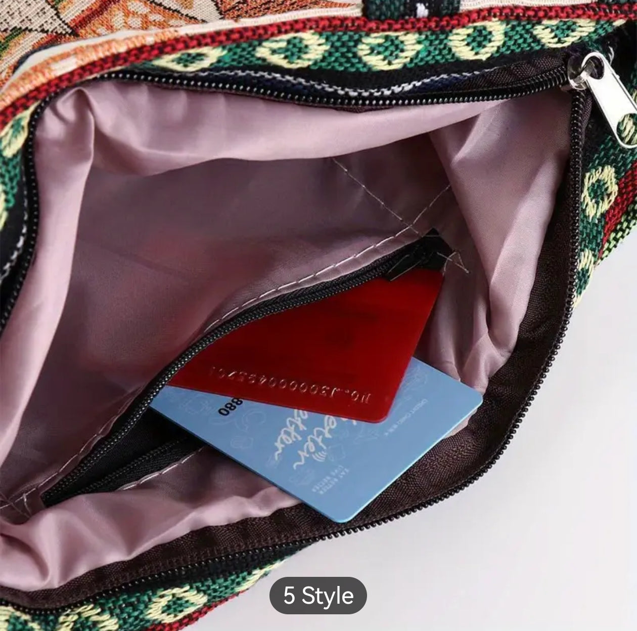 Sac à main en toile brodé hibon pour femme (x12)