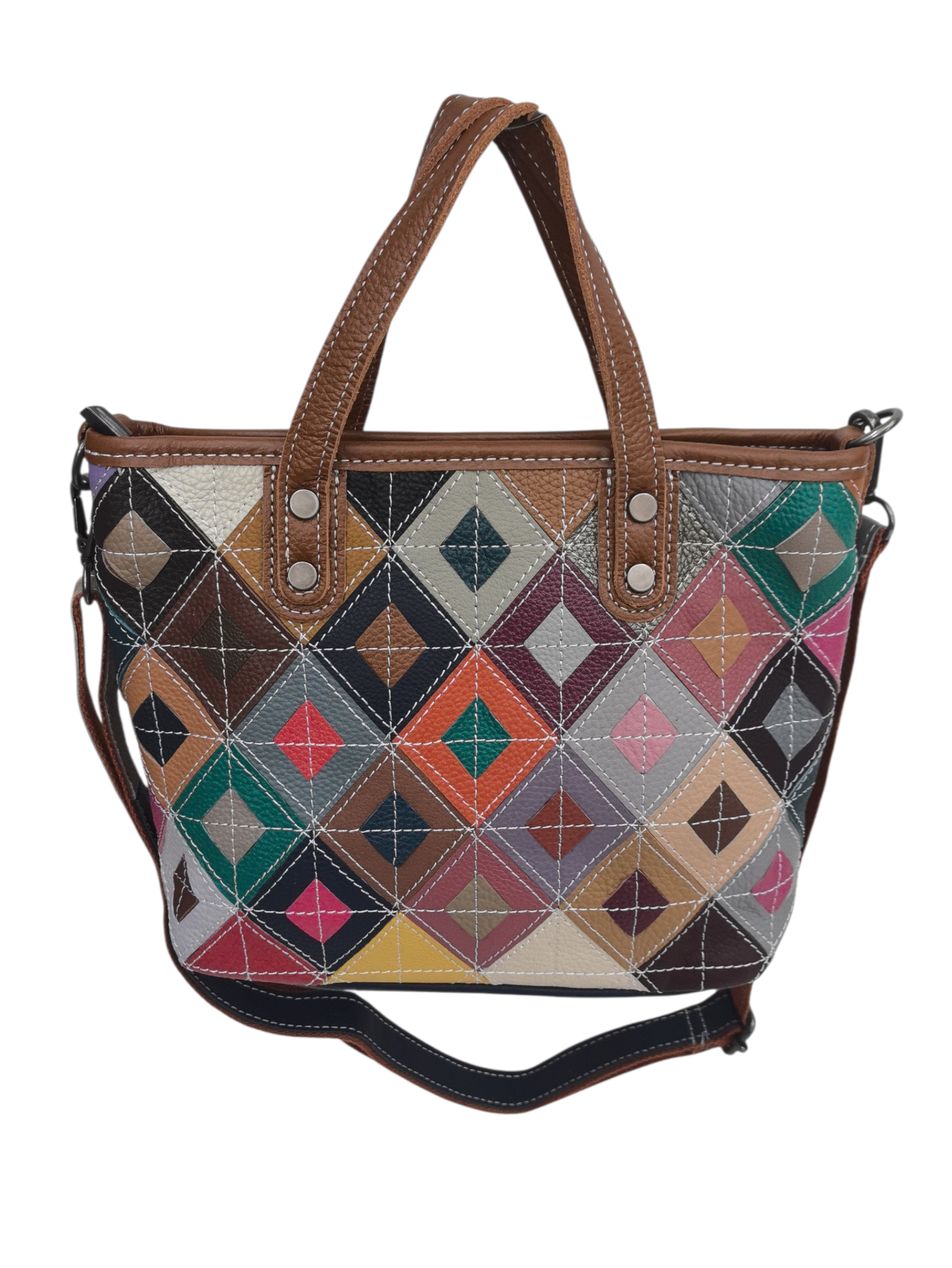 Sac multicouleur en Cuir véritable Pour Femme (X4)6773