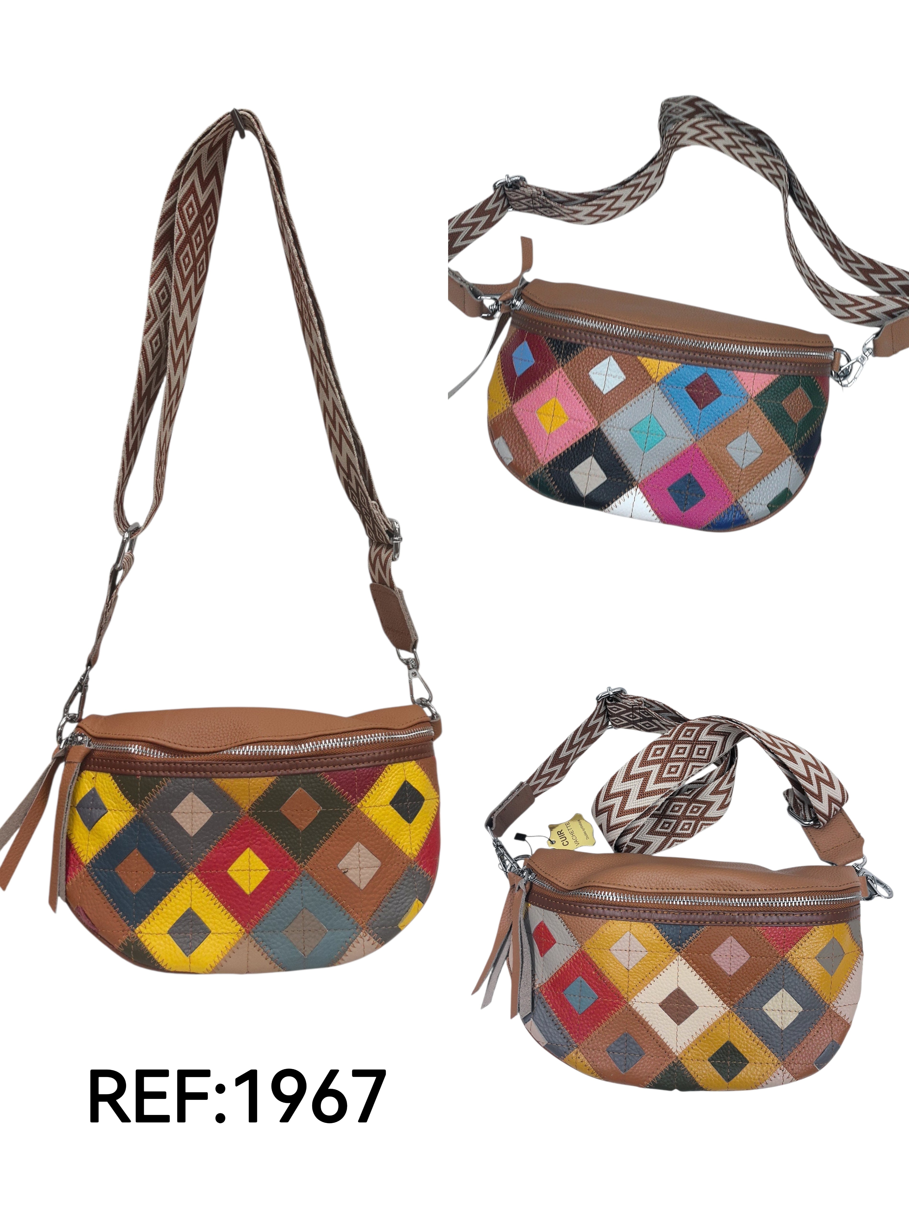 Sac bandoulières en Cuir véritable Pour Femme (X6)1967