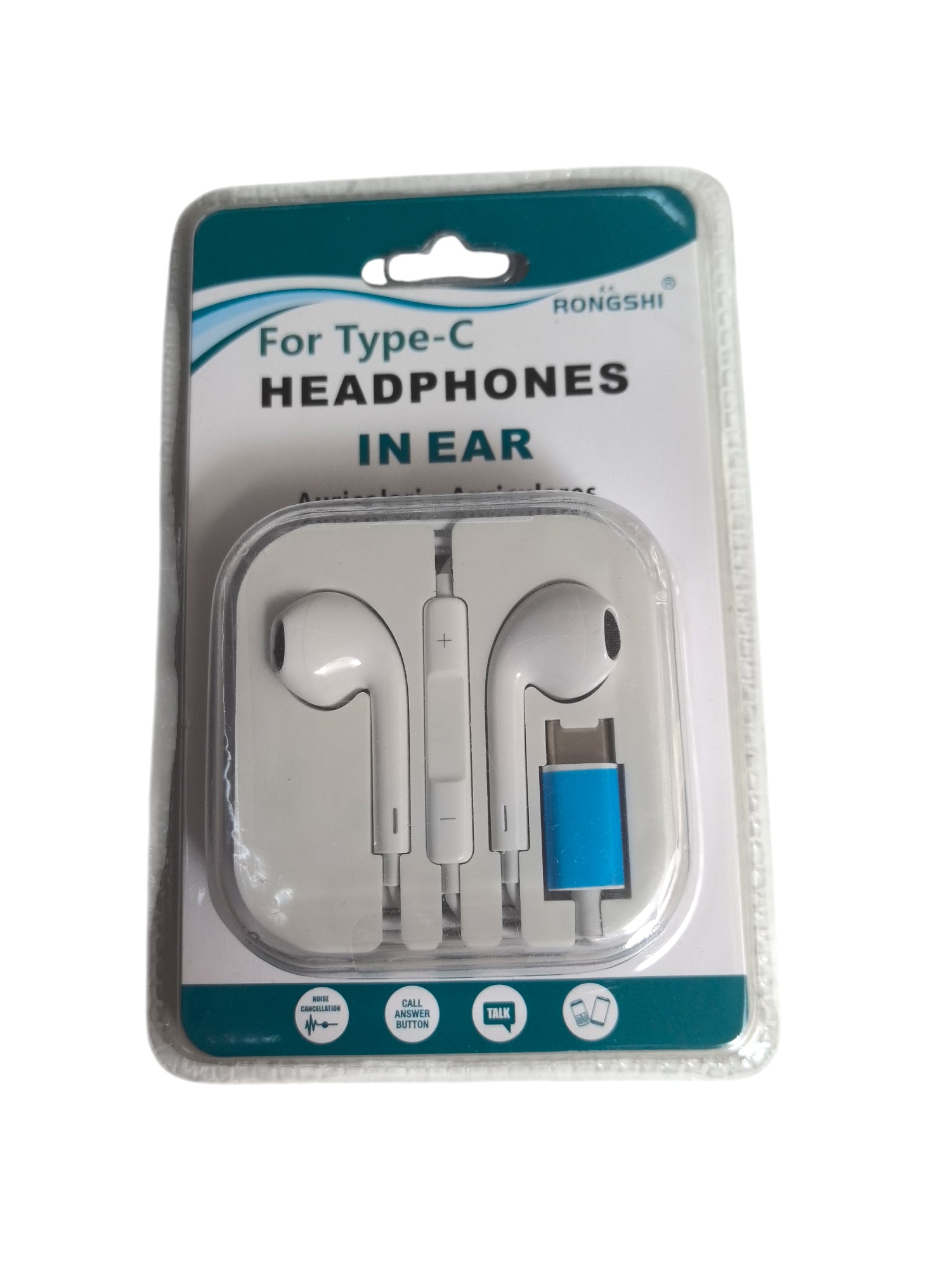 Lot-12 Écouteurs intra-auriculaires filaires avec microphone, casque antibruit avec contrôle de volume coulissant, connecteur Type-c