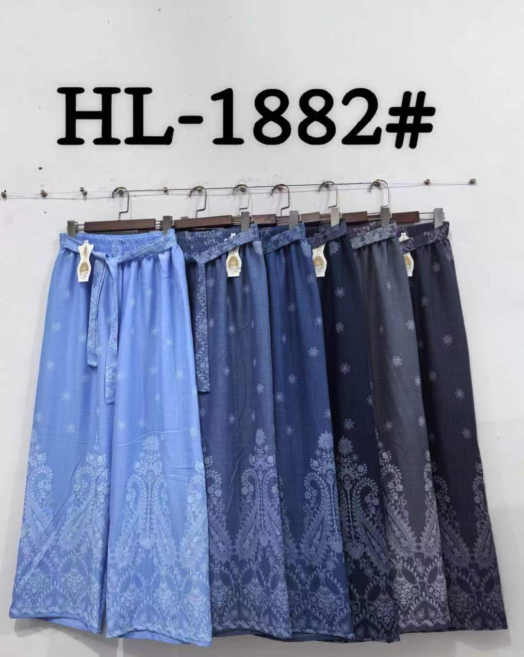 Pantalon fluid Imprimé de paisley(x12)#1882