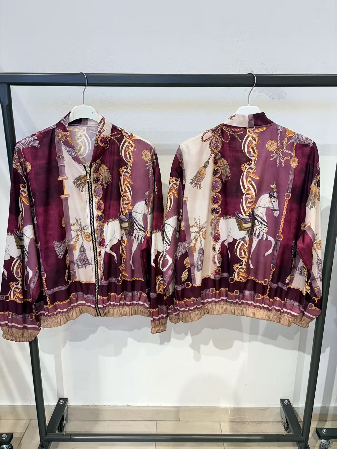 Veste Légère Imprimée (x6)