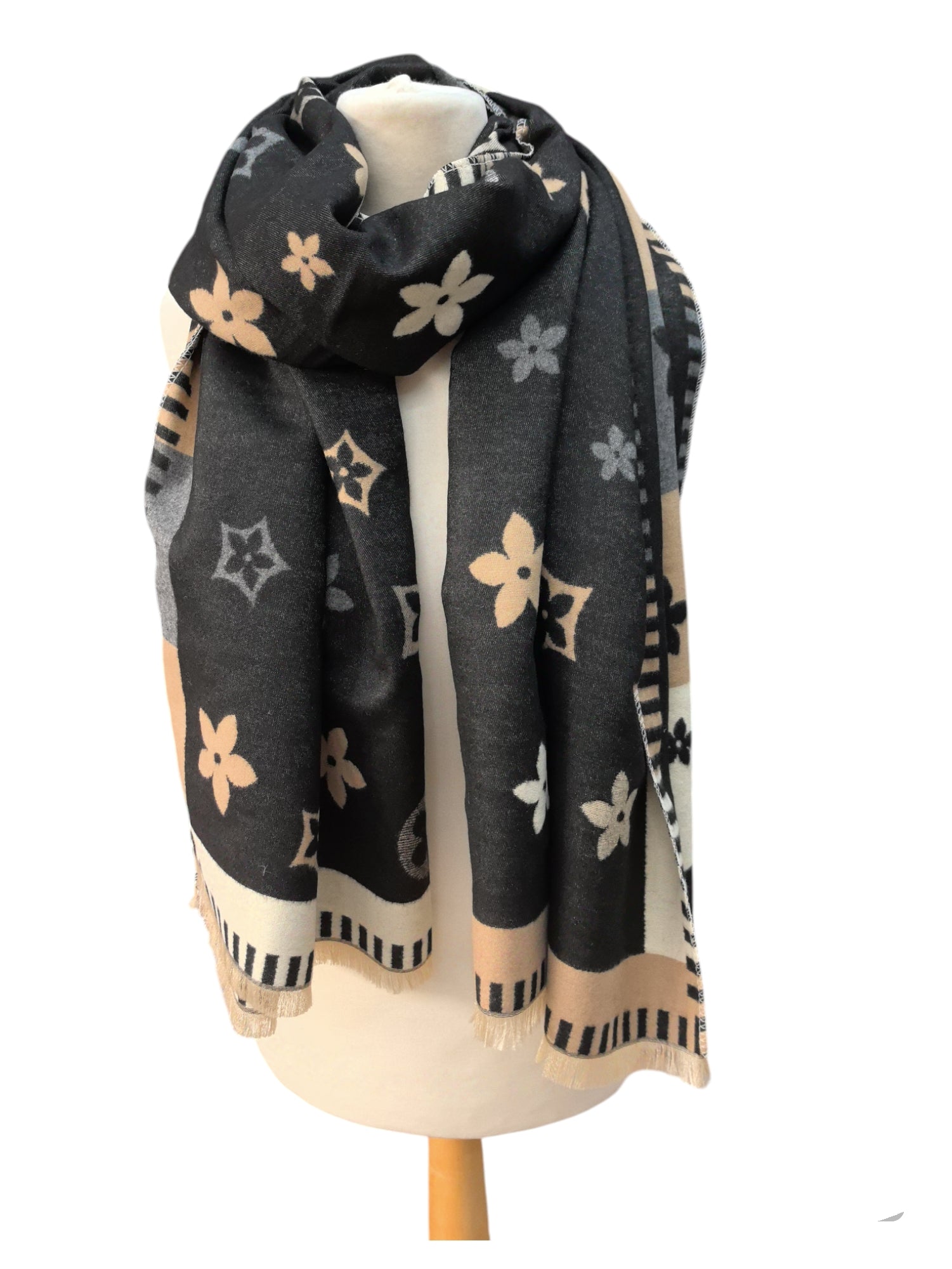 Écharpe Imprimées - Styles fleurs/étoilés (x8)#20