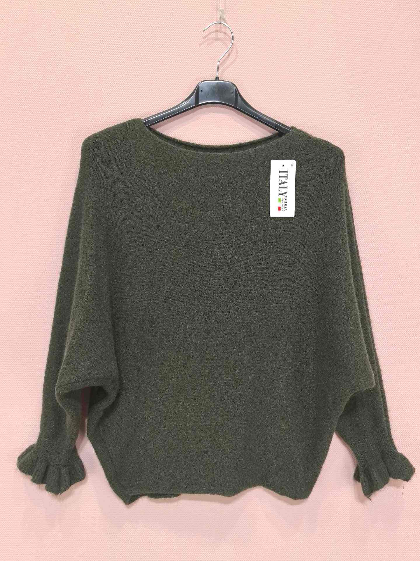 Pull Chauve-Souris à Manches Froncées (x8)