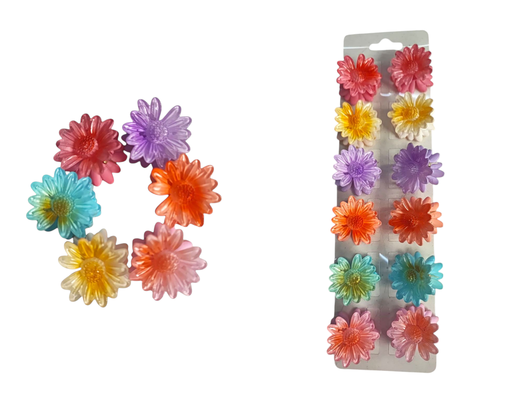 pinces cheveux forme Petit fleurs (2x12)#14