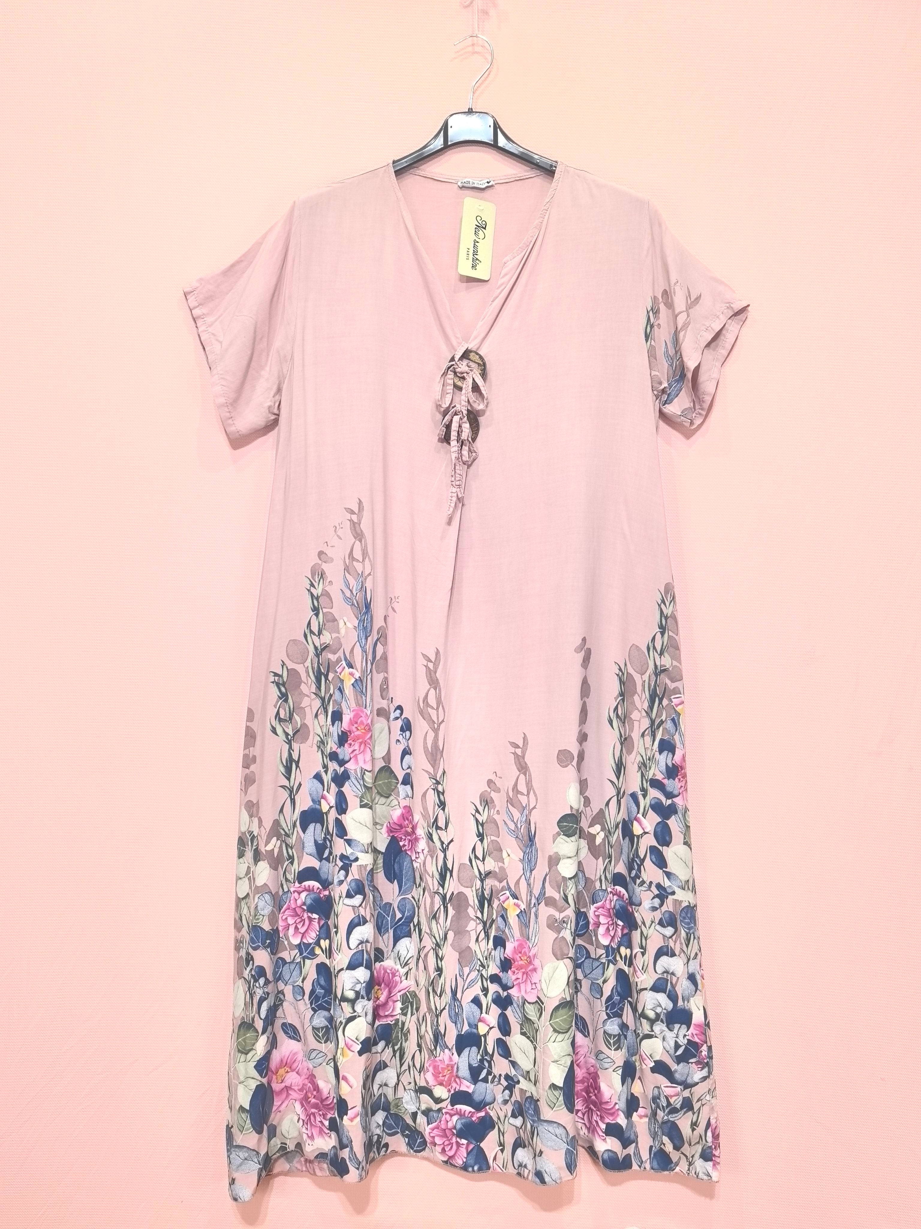 Robe longue florale (x6)