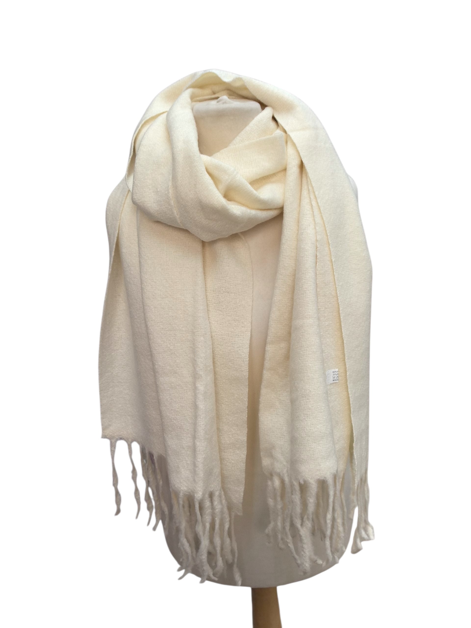 Écharpe châle couleur unie (x12)#47