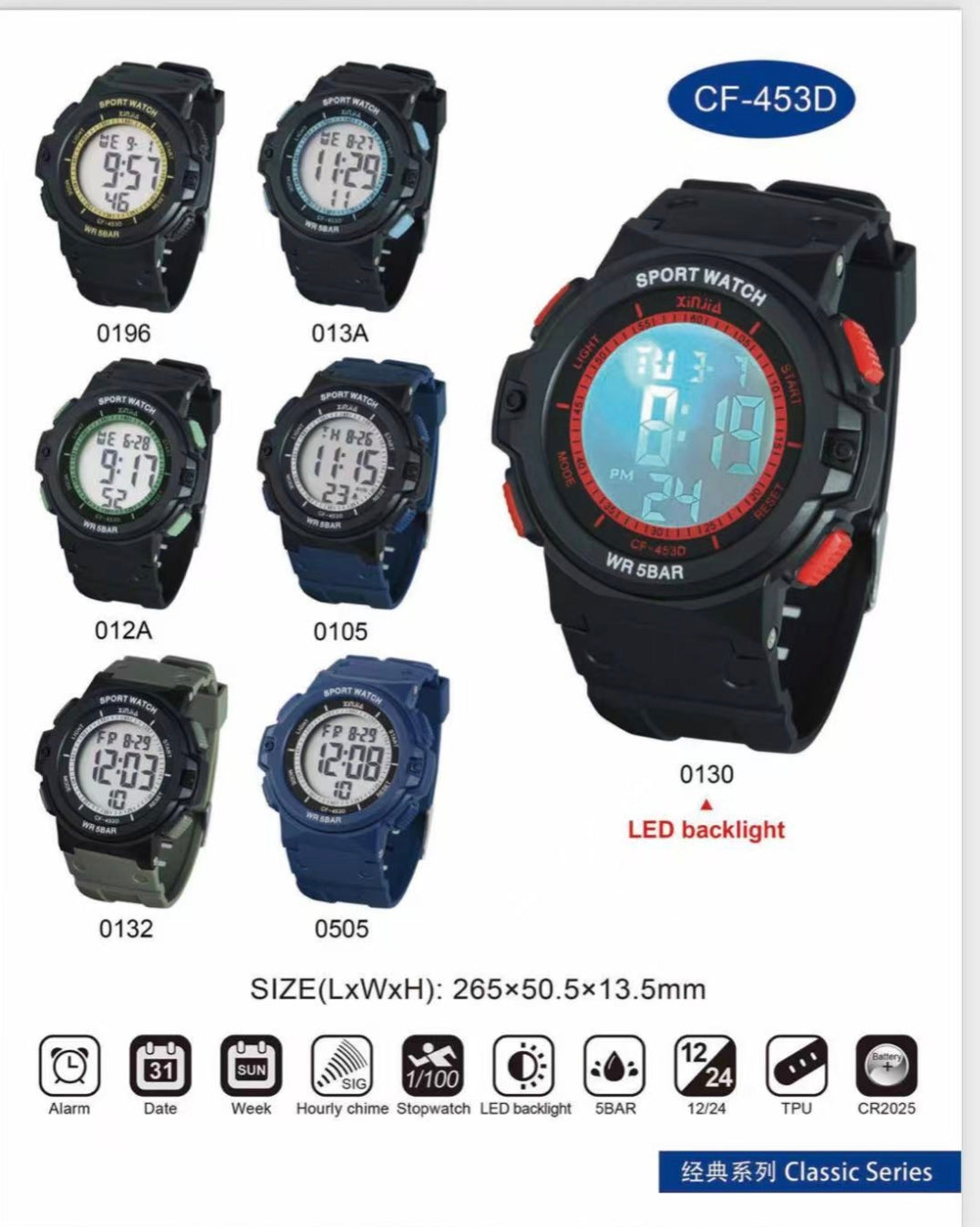 LOT DE 12 - montres sport homme (x12)#453