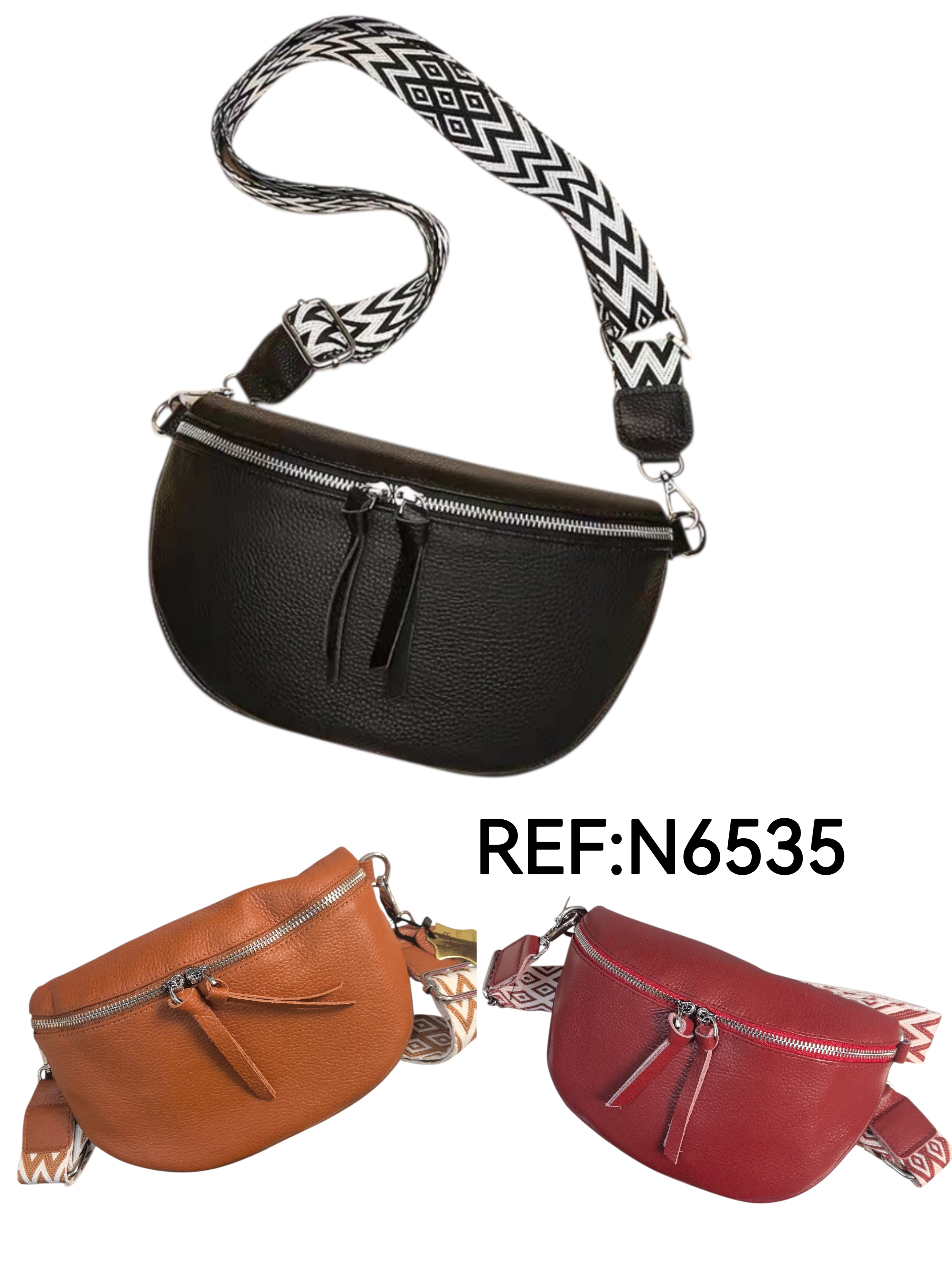 Sac bandoulières en Cuir véritable Pour Femme (X6)