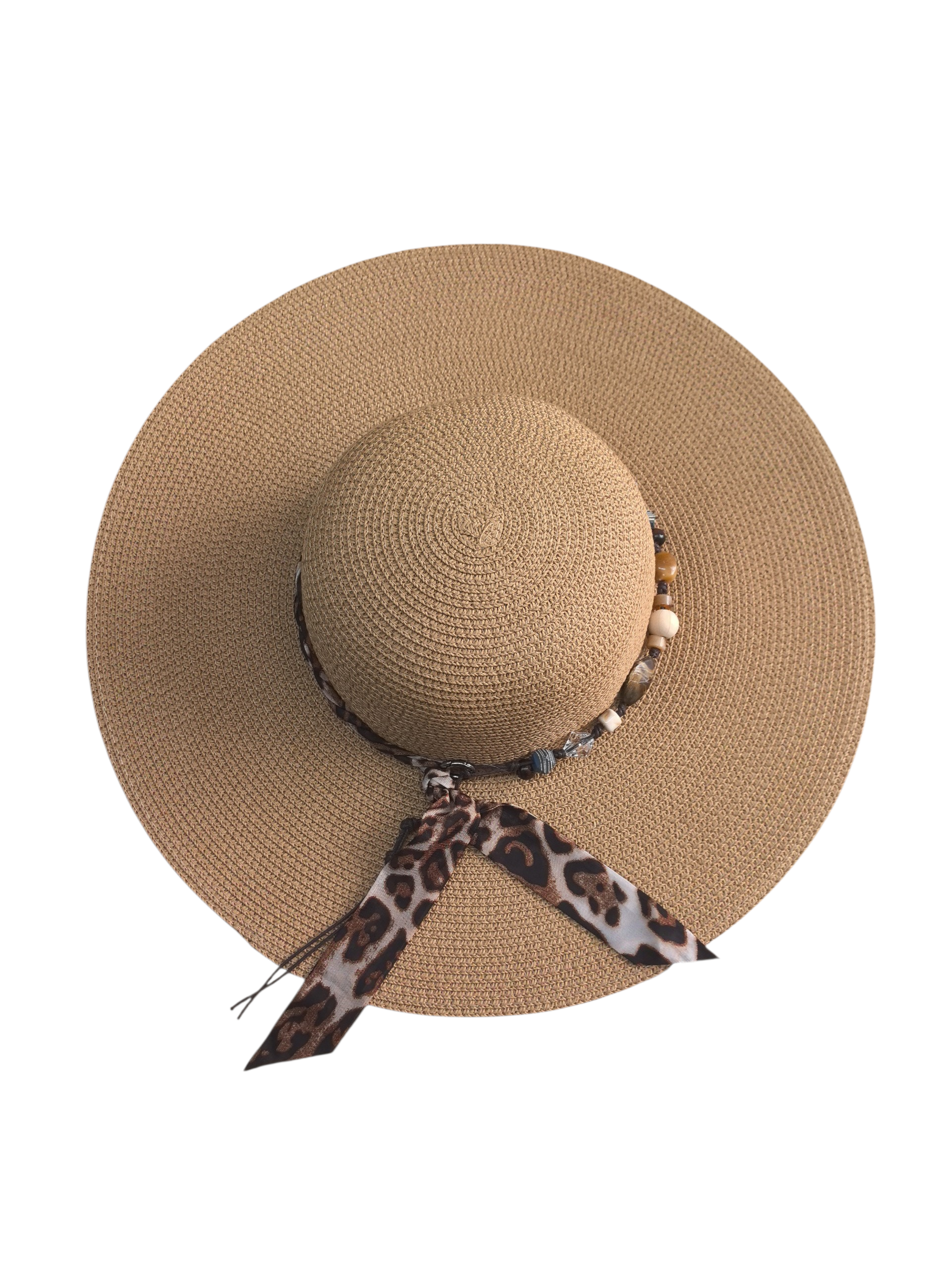 Chapeau de paille à large bord(x12)#1