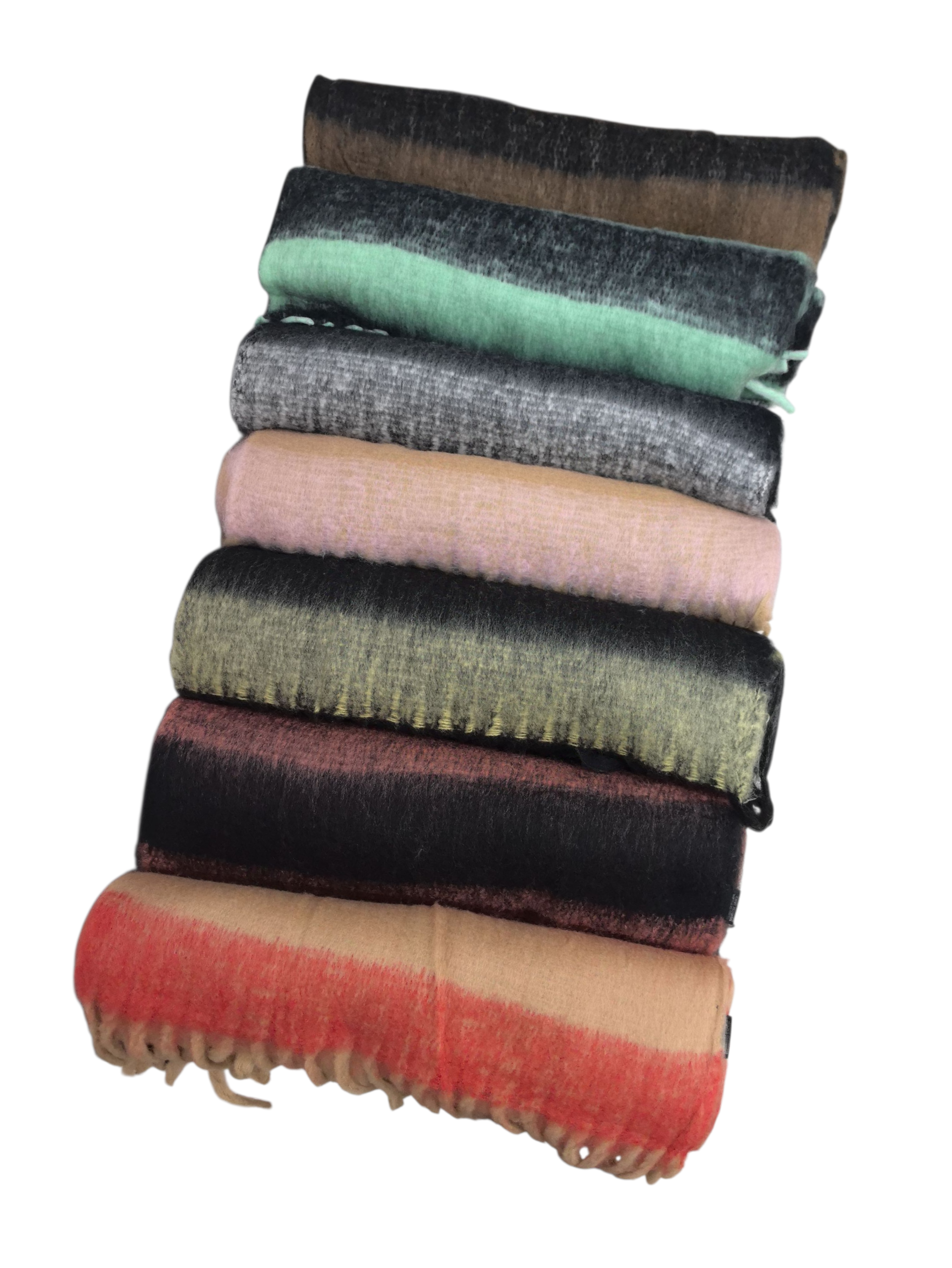 Écharpe à Rayures horizontales(x12)#19