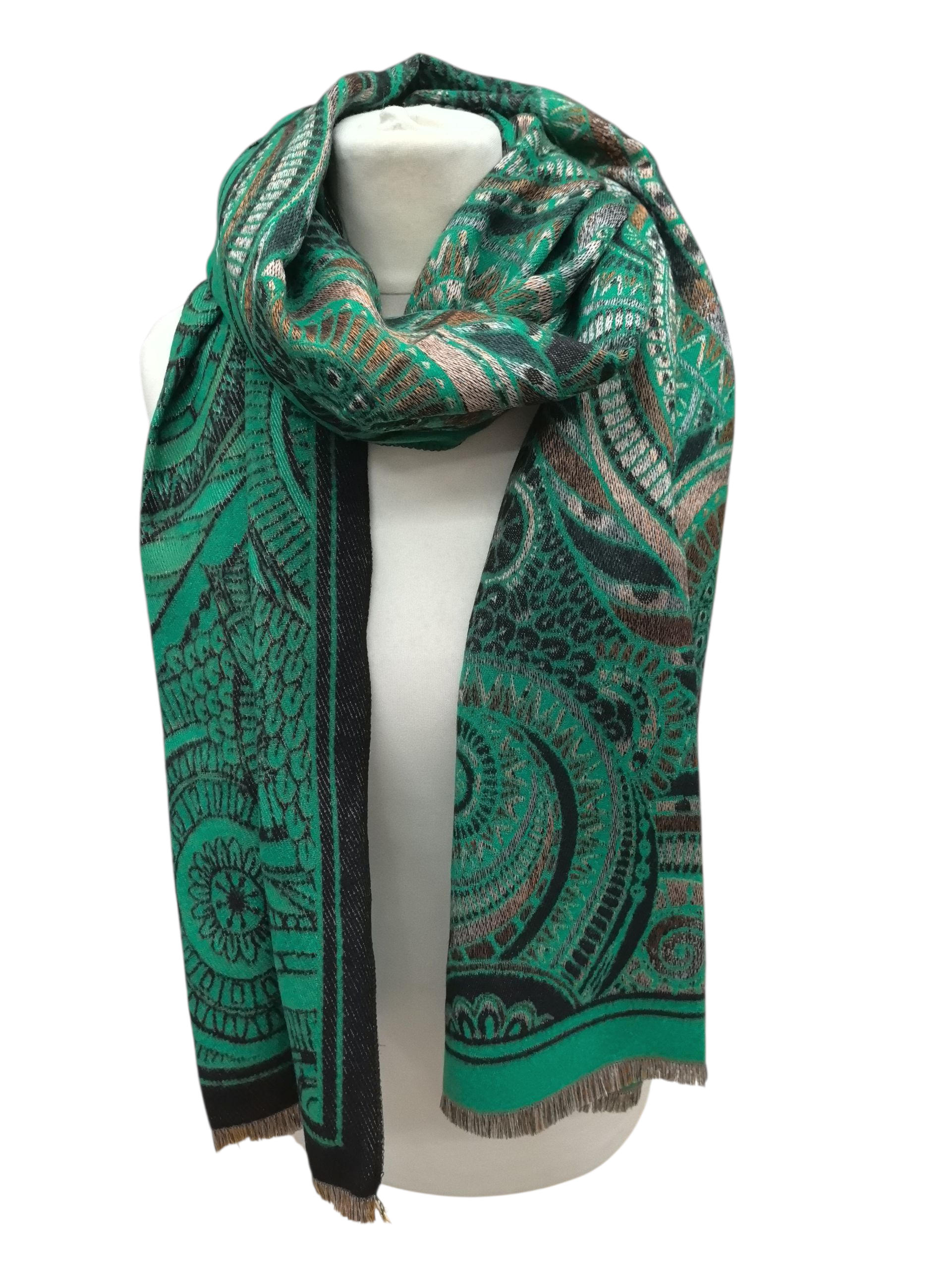 Écharpes Imprimées - Styles rosaces (X12)