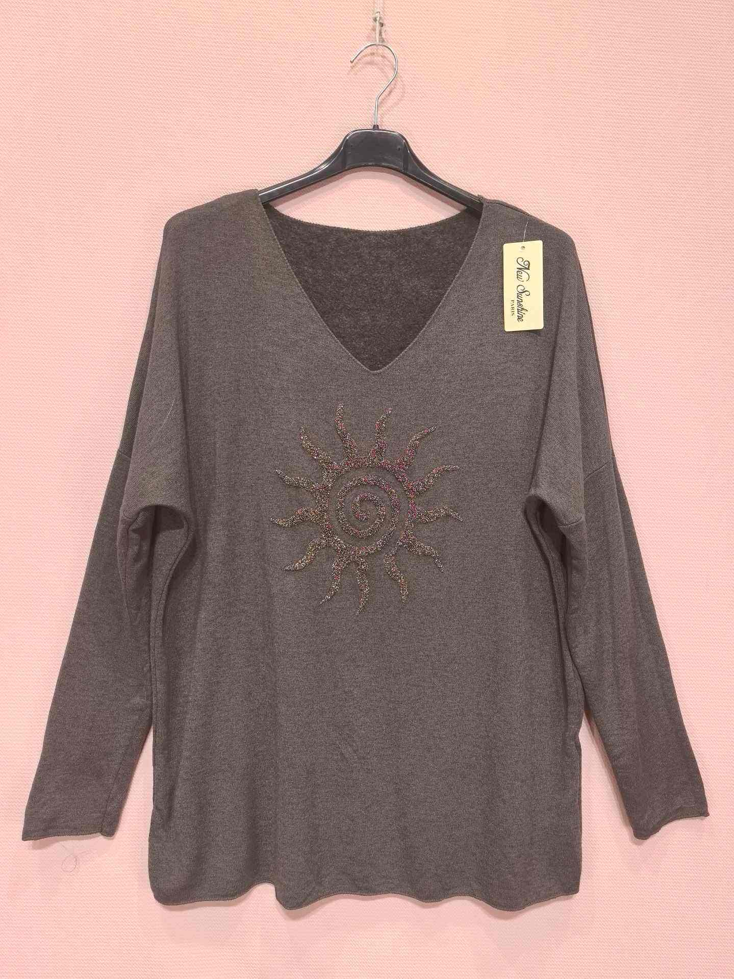 T-shirt à manches longues intérieur doux (×8)