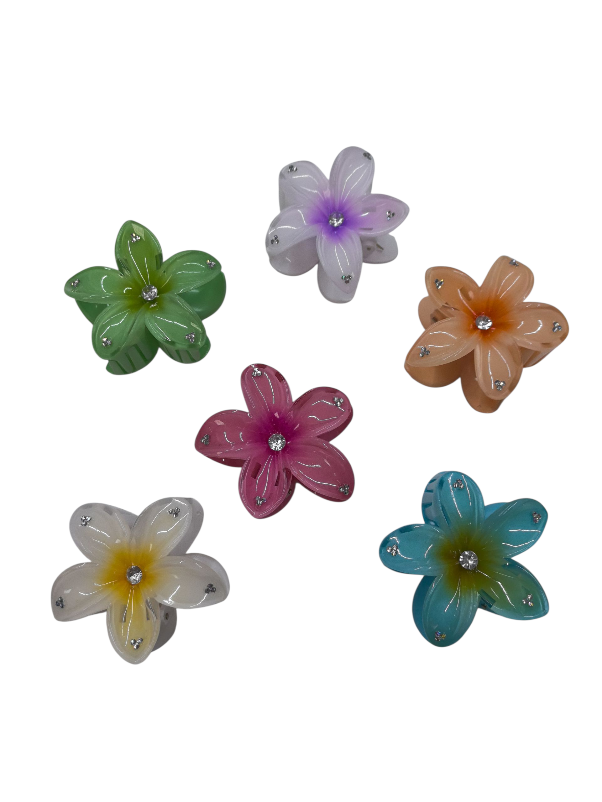 pinces cheveux forme fleur (x12)#10