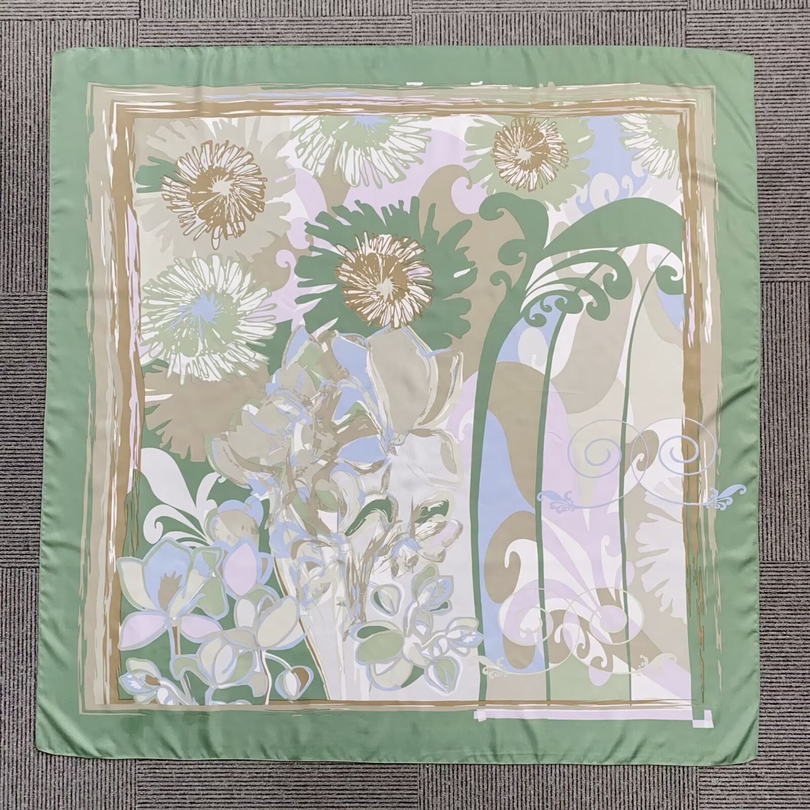Foulard Carré touche soie 130×130cm (x6)#2