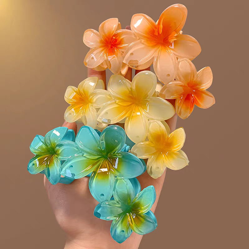 pinces cheveux forme fleur (x12)#7