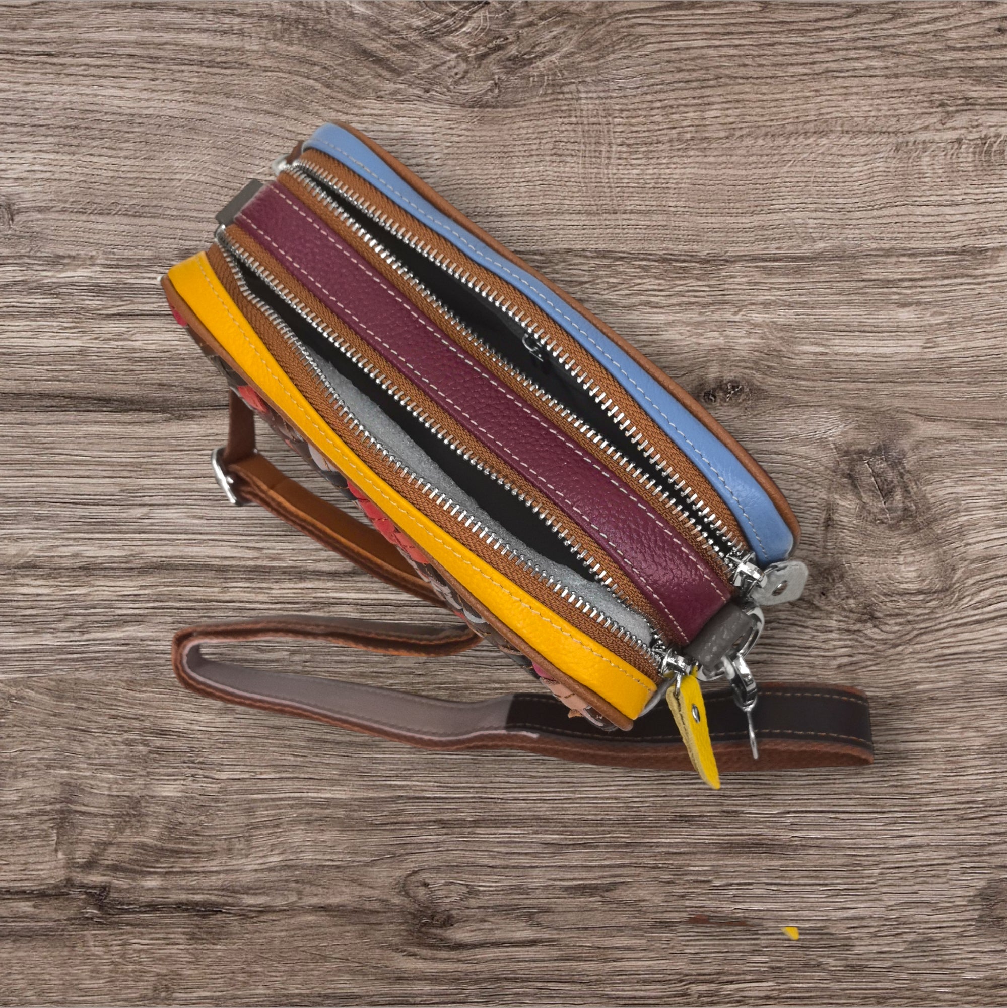 Sac multicouleur en Cuir véritable Pour Femme (X5)