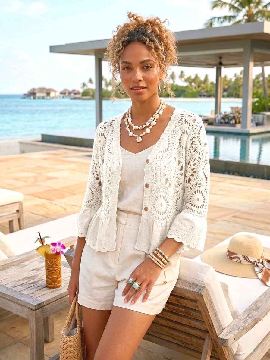 Gilet En Crochet (x8)