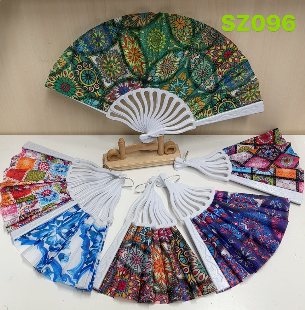 Éventails motif mandala(x12)#096