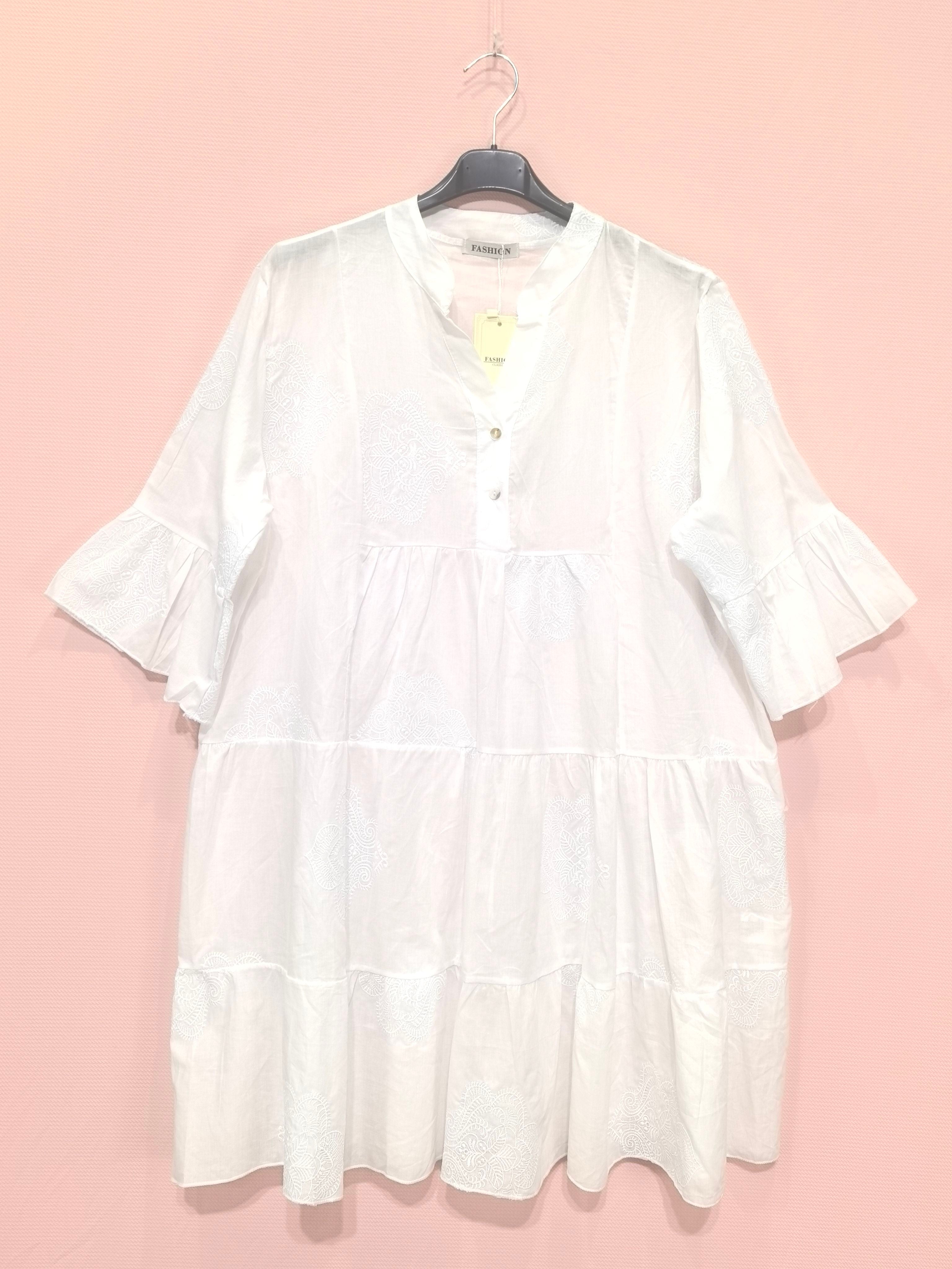 Robe Ample à Fronces Latérales (x6)