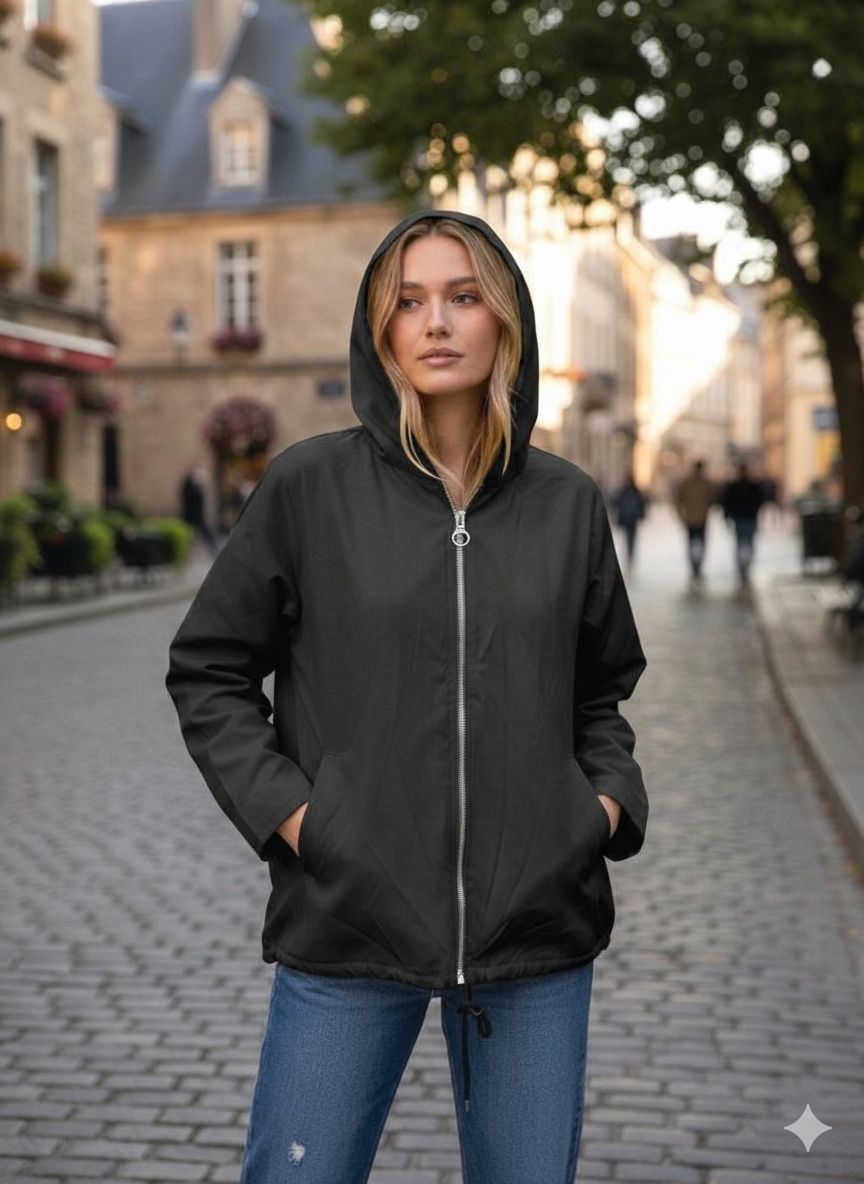 Veste À Capuche Imperméabl(x6)