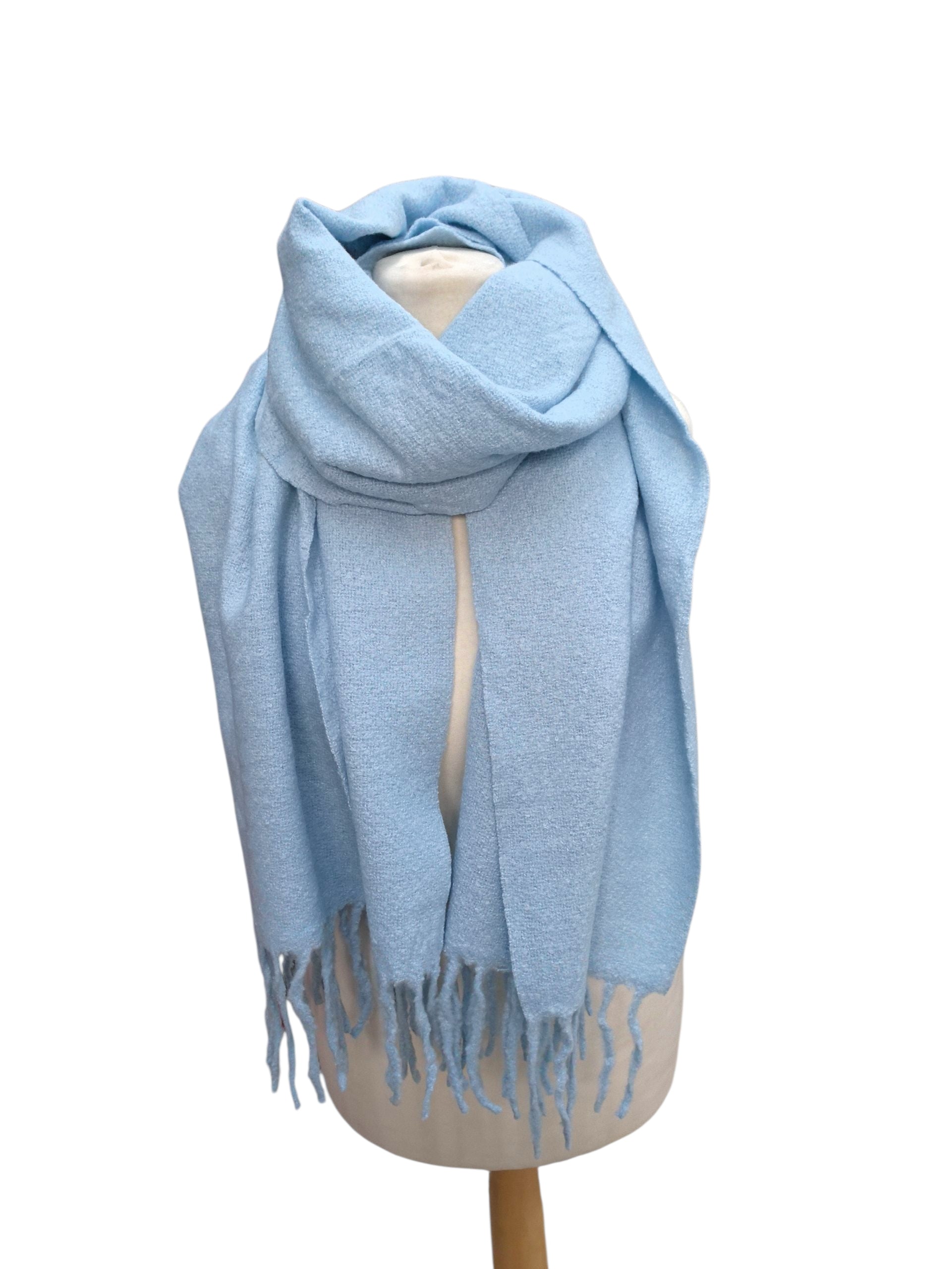 Écharpe châle couleur unie (x12)#47