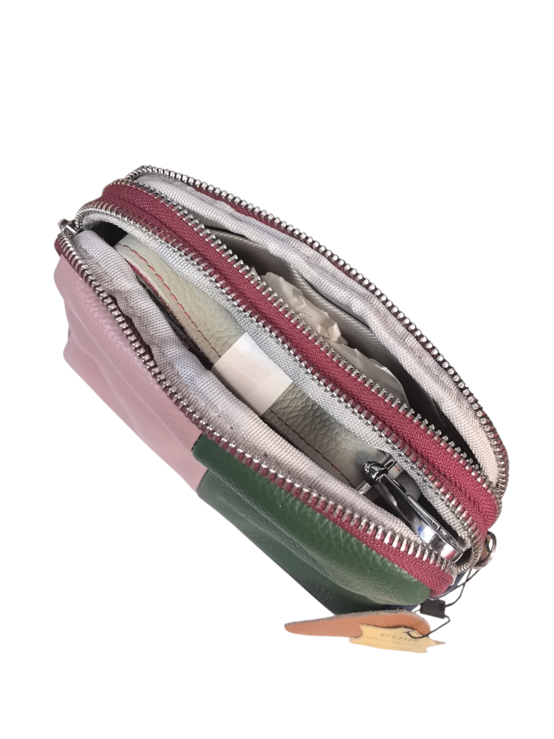 Sac bandoulière en cuir patchwork(x6)