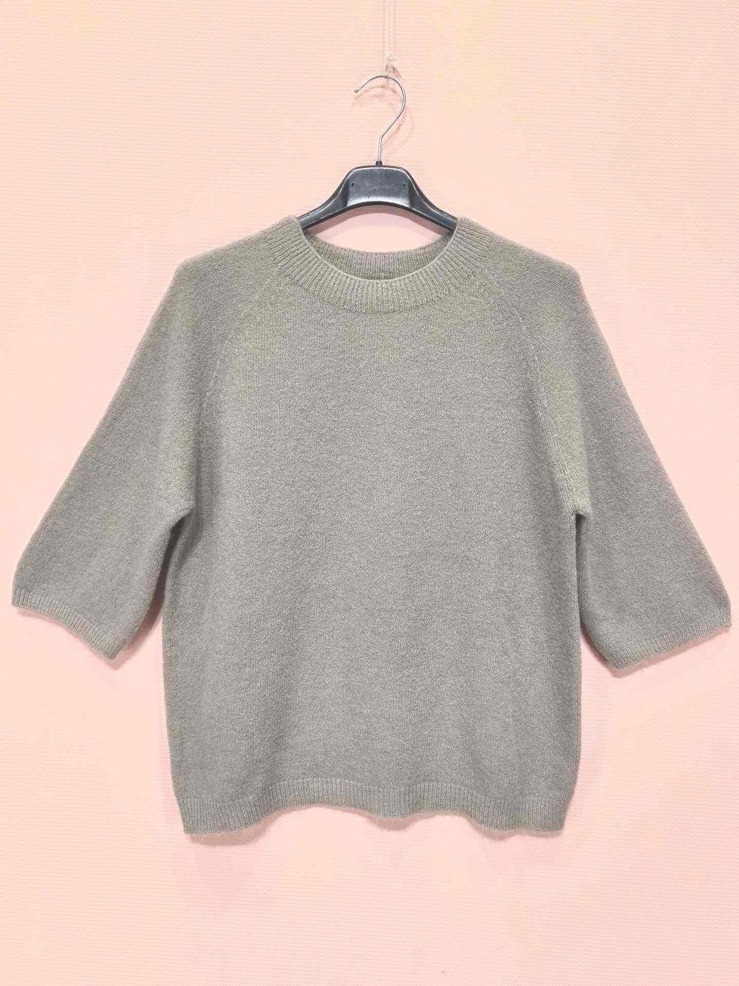 Pull En Maille Doux A Manches Mi Longue (x8)