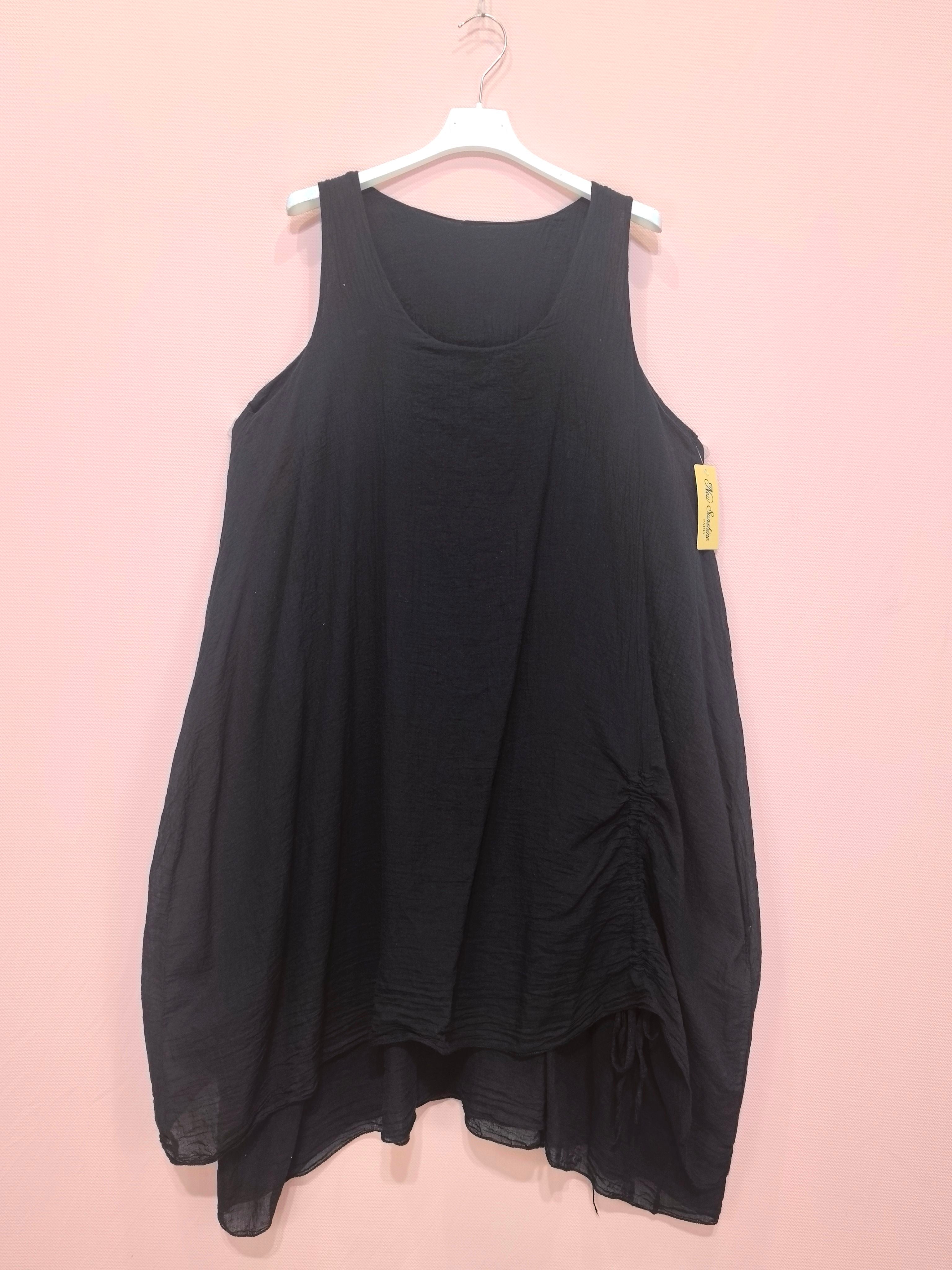 Robe Ample à Fronces Latérales (x6)