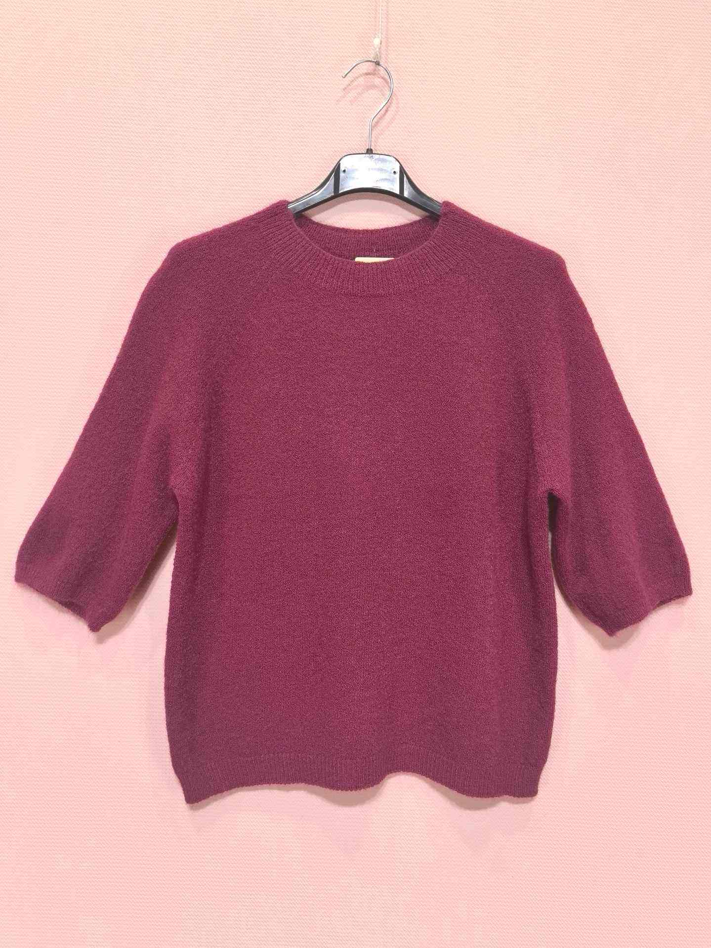 Pull En Maille Doux A Manches Mi Longue (x8)