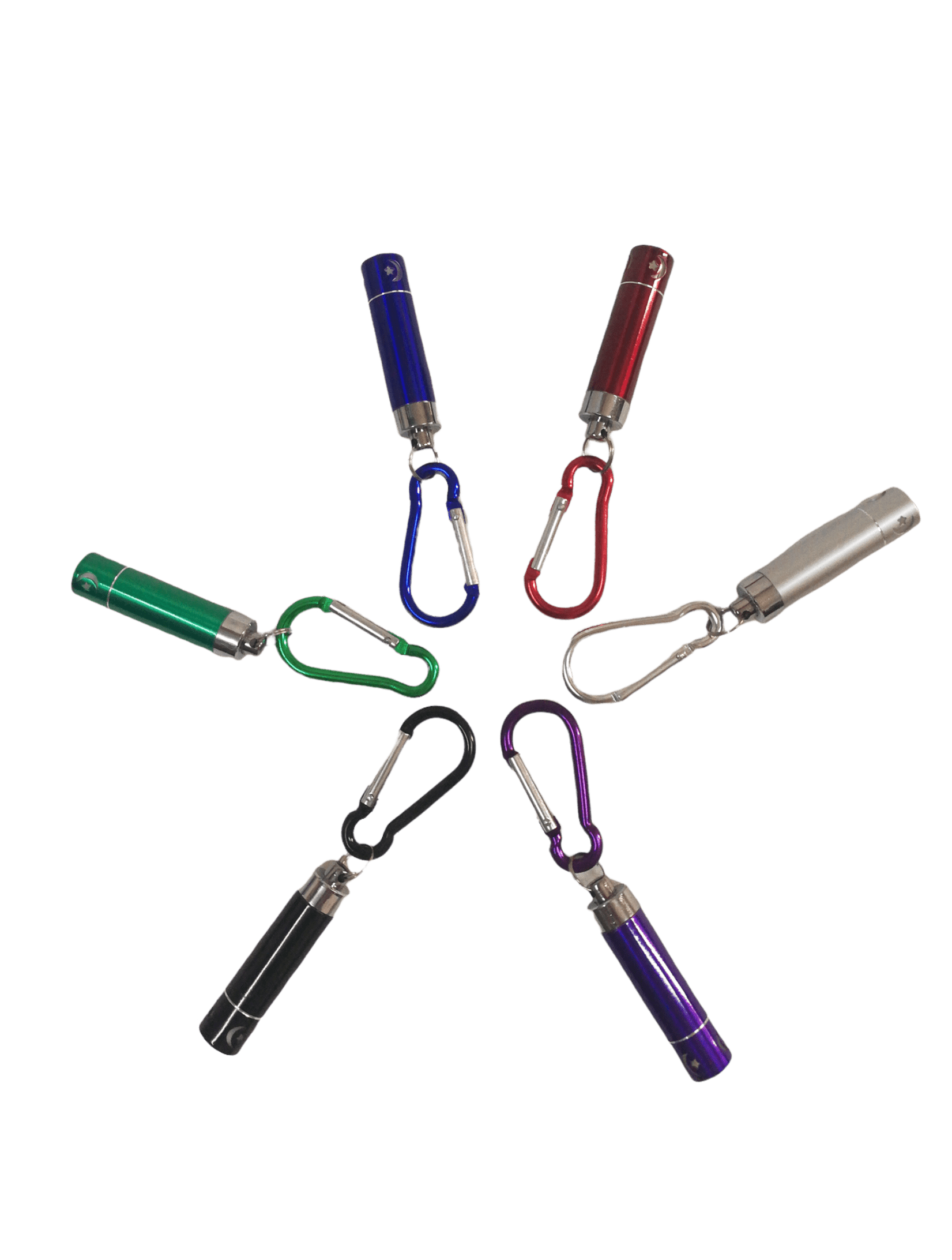 LOT DE 24 - lampes torche mousqueton 1,00€/unité | Grossiste-pro