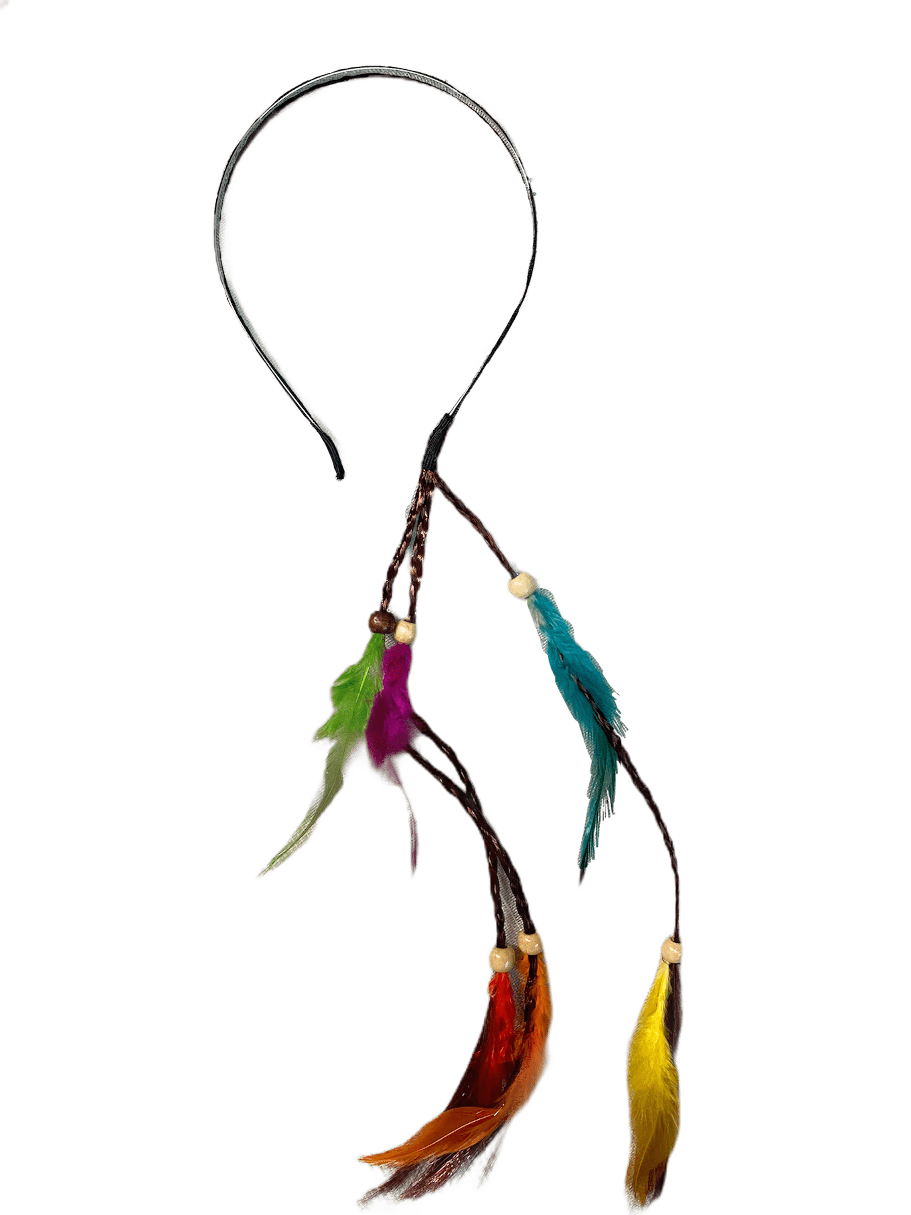 LOT DE 12 - Serre-tête avec plumes extension 1,00€/unité | Grossiste-pro