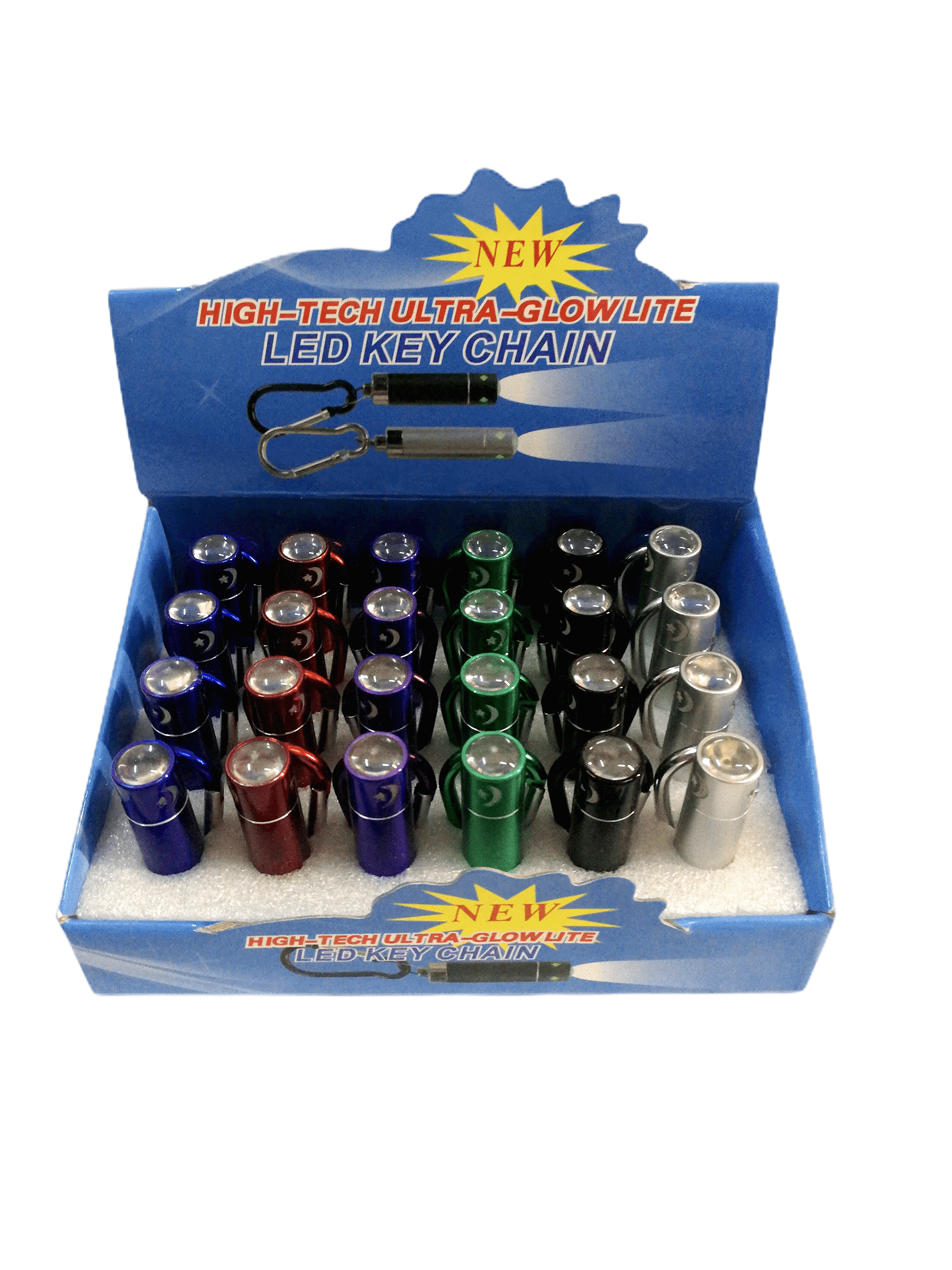 LOT DE 24 - lampes torche mousqueton 1,00€/unité | Grossiste-pro