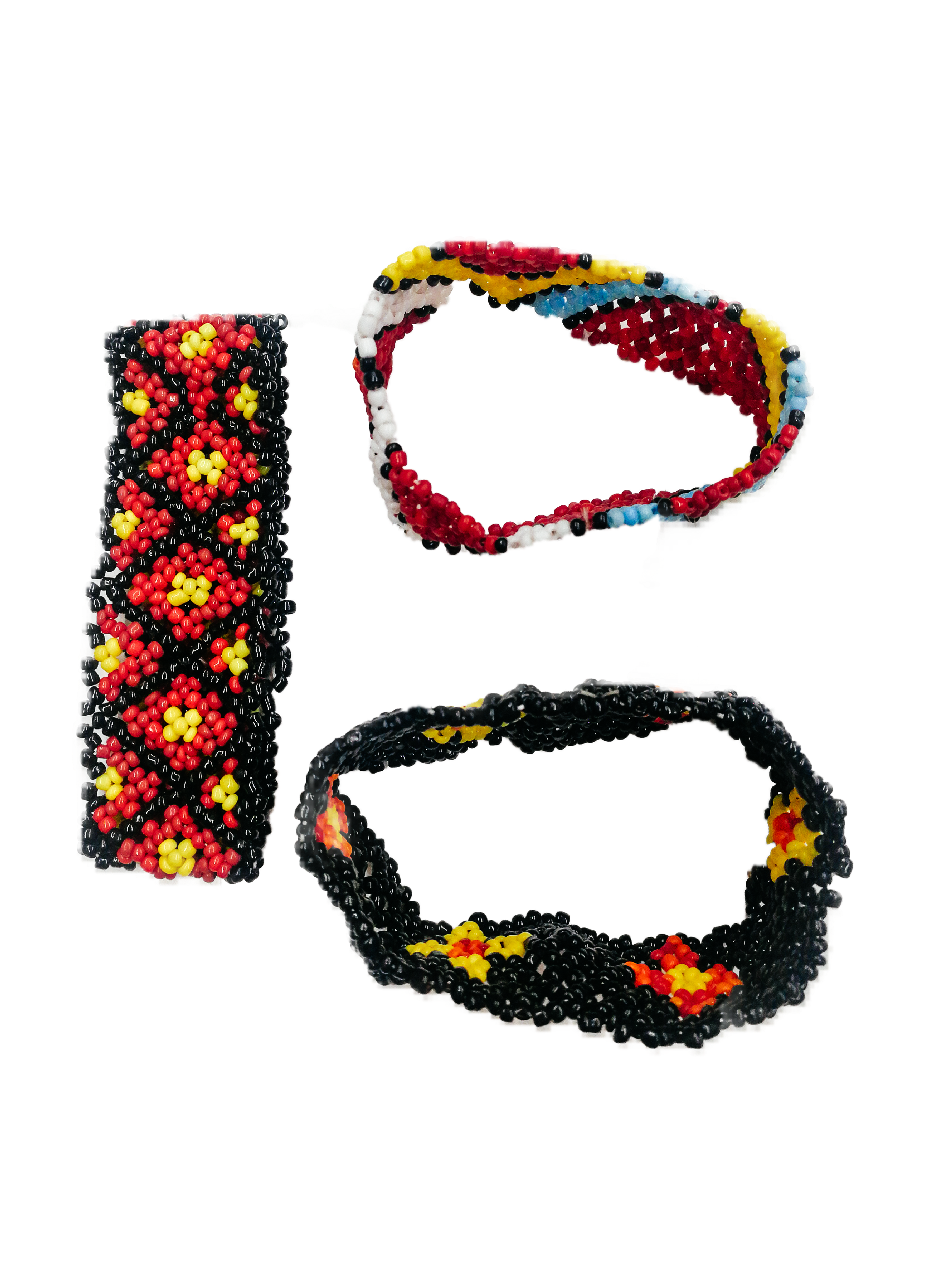 LOT DE 12 - Bracelets manchette perles de rocaille 1,25/unité | Grossiste-pro