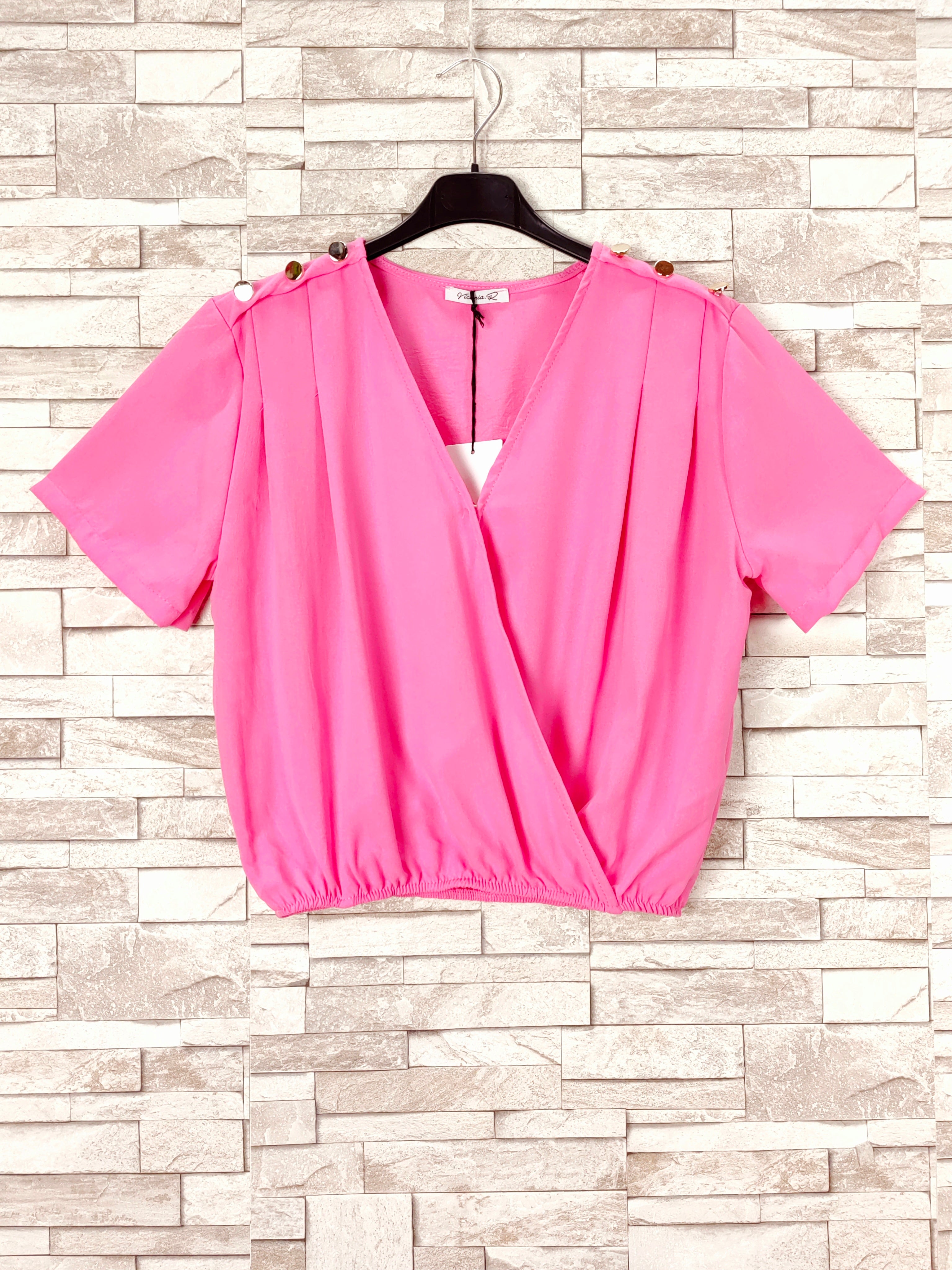 T-shirt crop top tendance (x6)