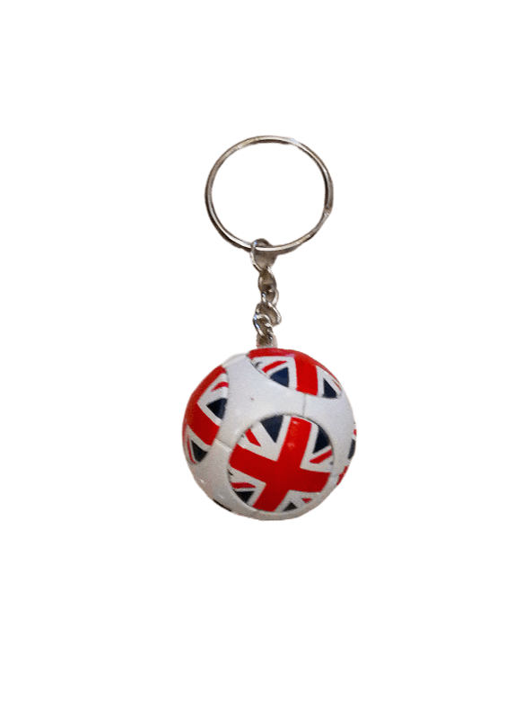 LOT DE 12 - Porte-clé foot Royaume-uni     0,80€/unité | Grossiste-pro