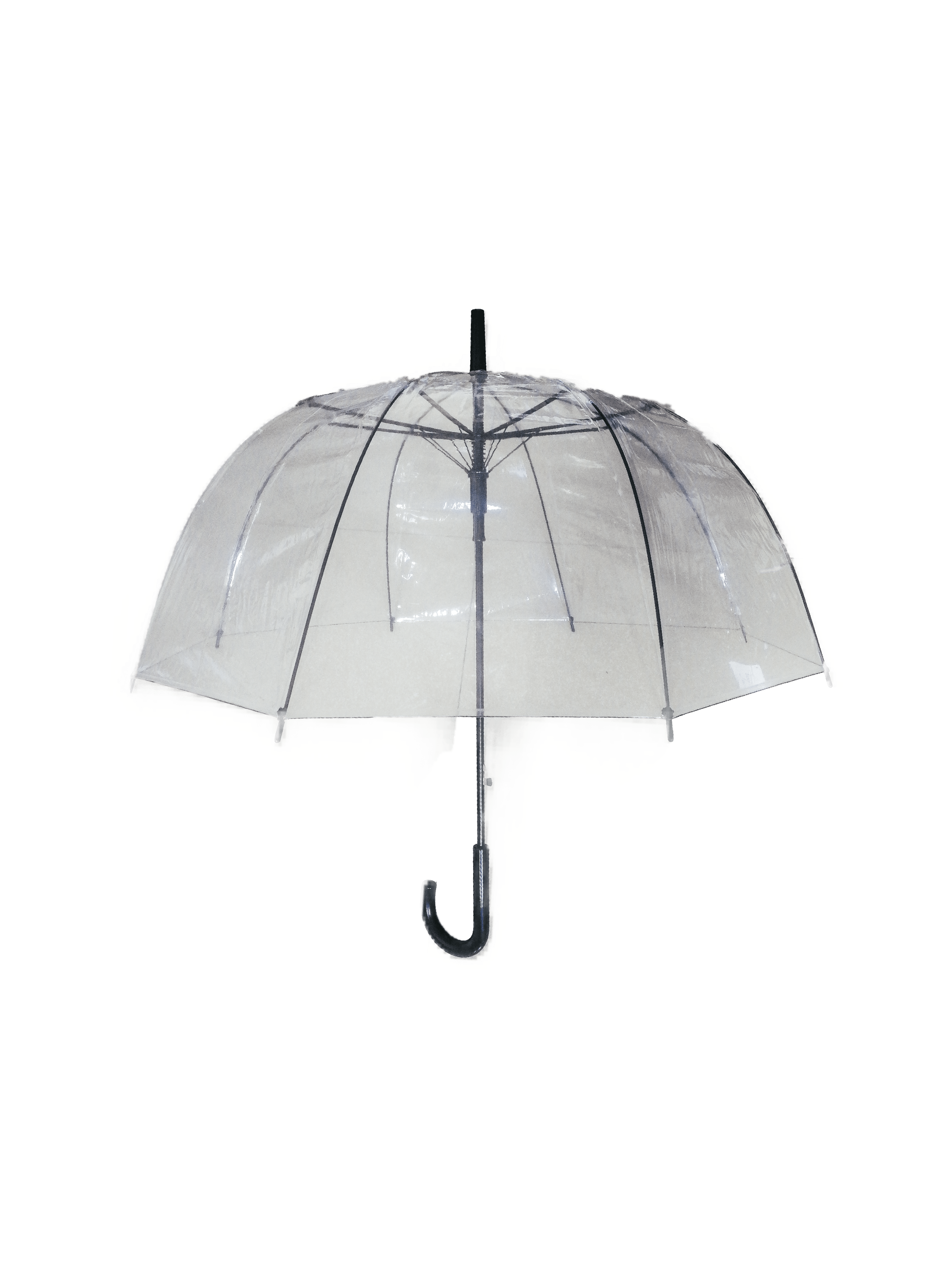 Parapluie transparent long (x12) 6511