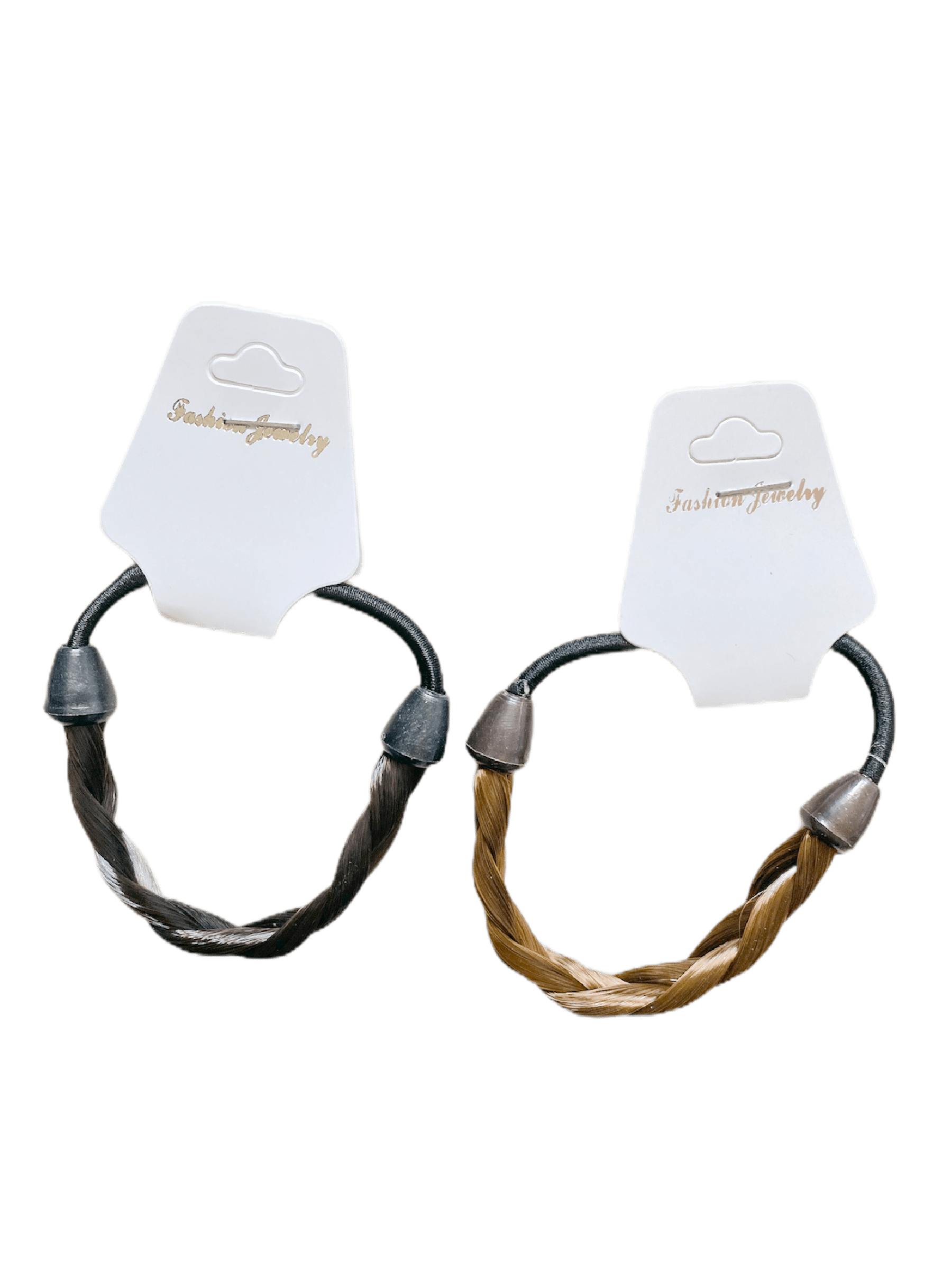 LOT DE 12 - Élastiques cheveux tressés 0,50€/unité | Grossiste-pro